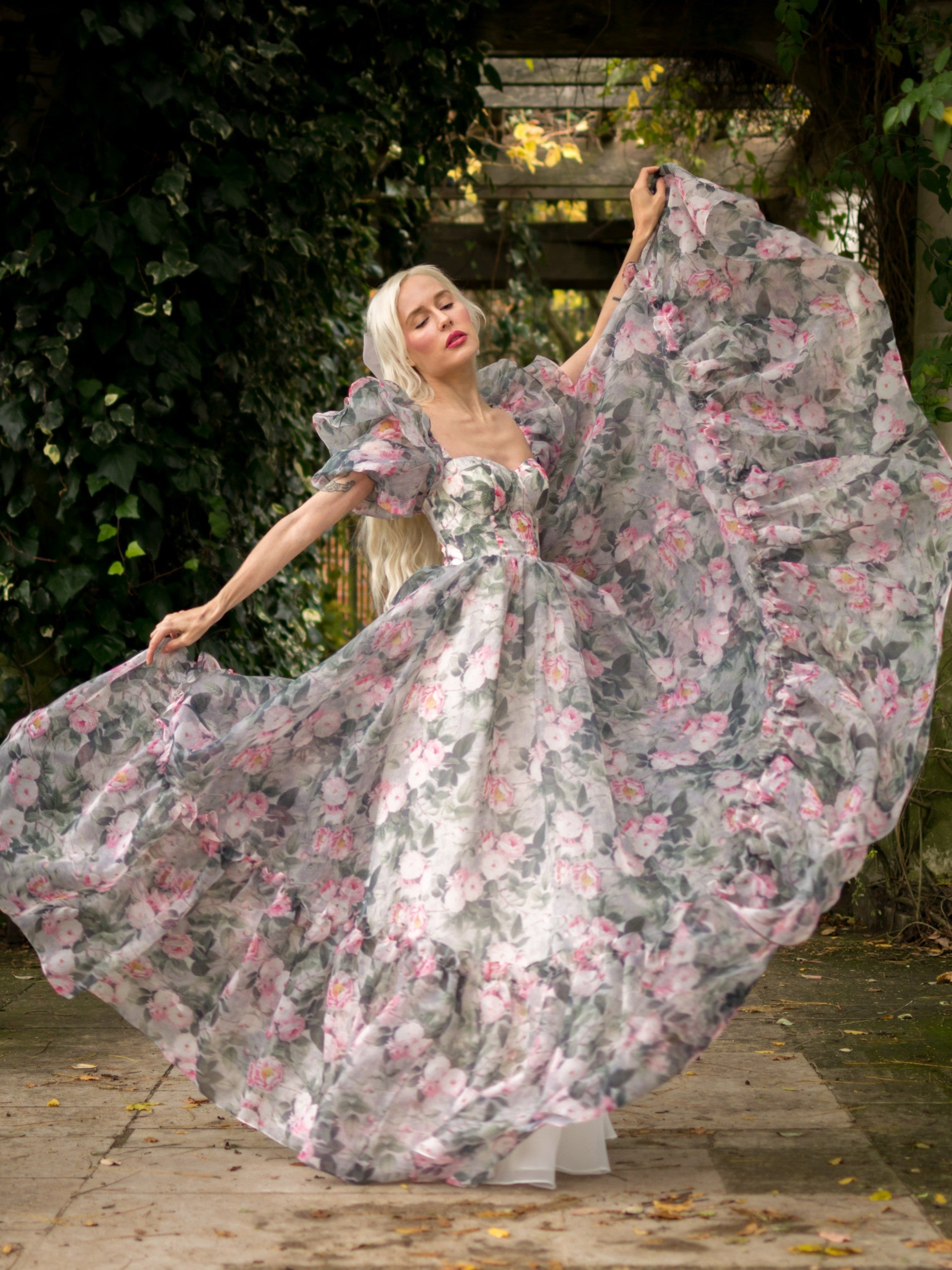 The Sorority Gown in Peony Bouquet