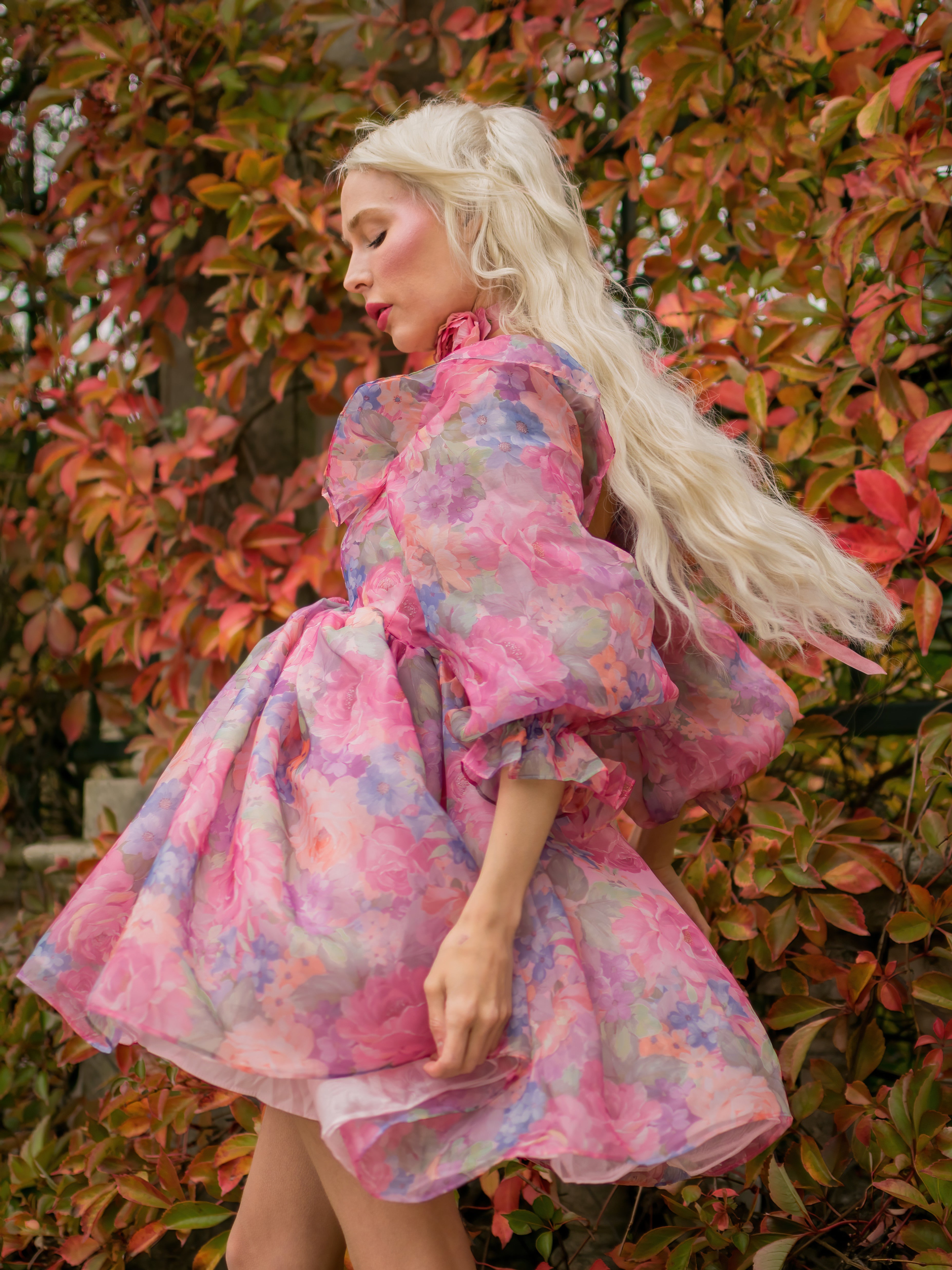 The Victorian Chintz Pemberley Dress