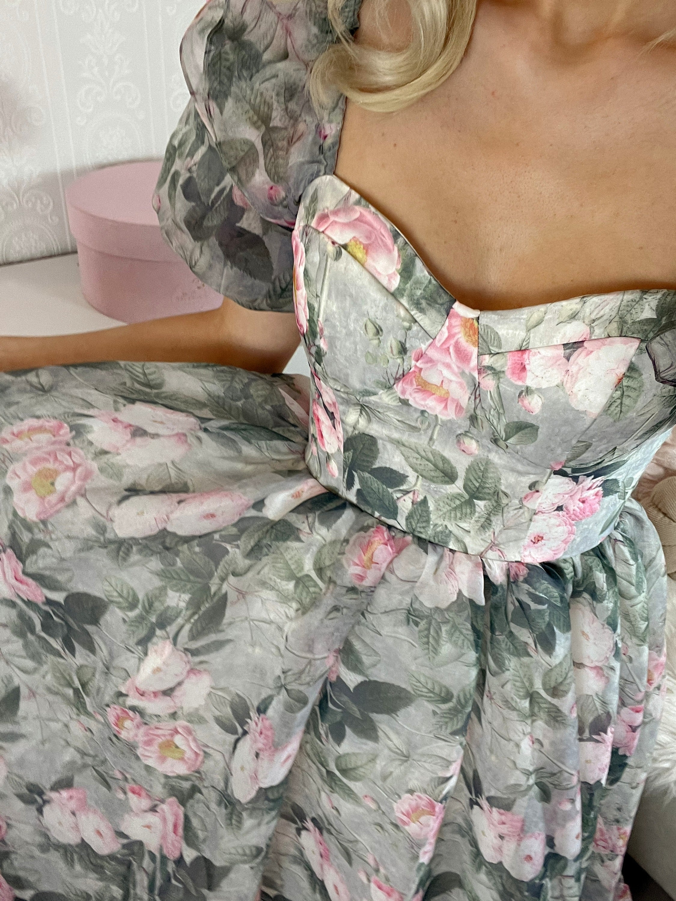 The Sorority Gown in Peony Bouquet