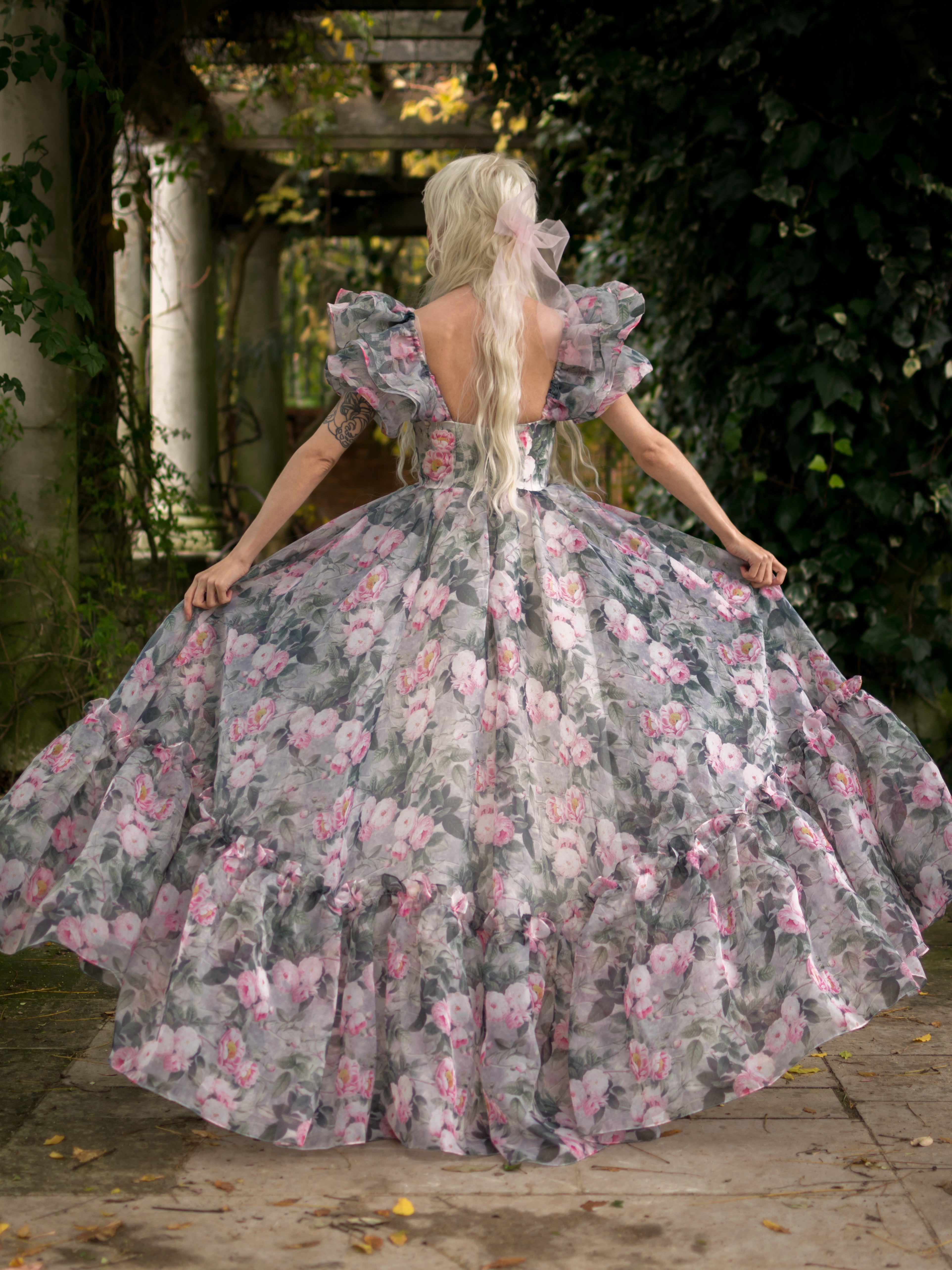 The Sorority Gown in Peony Bouquet