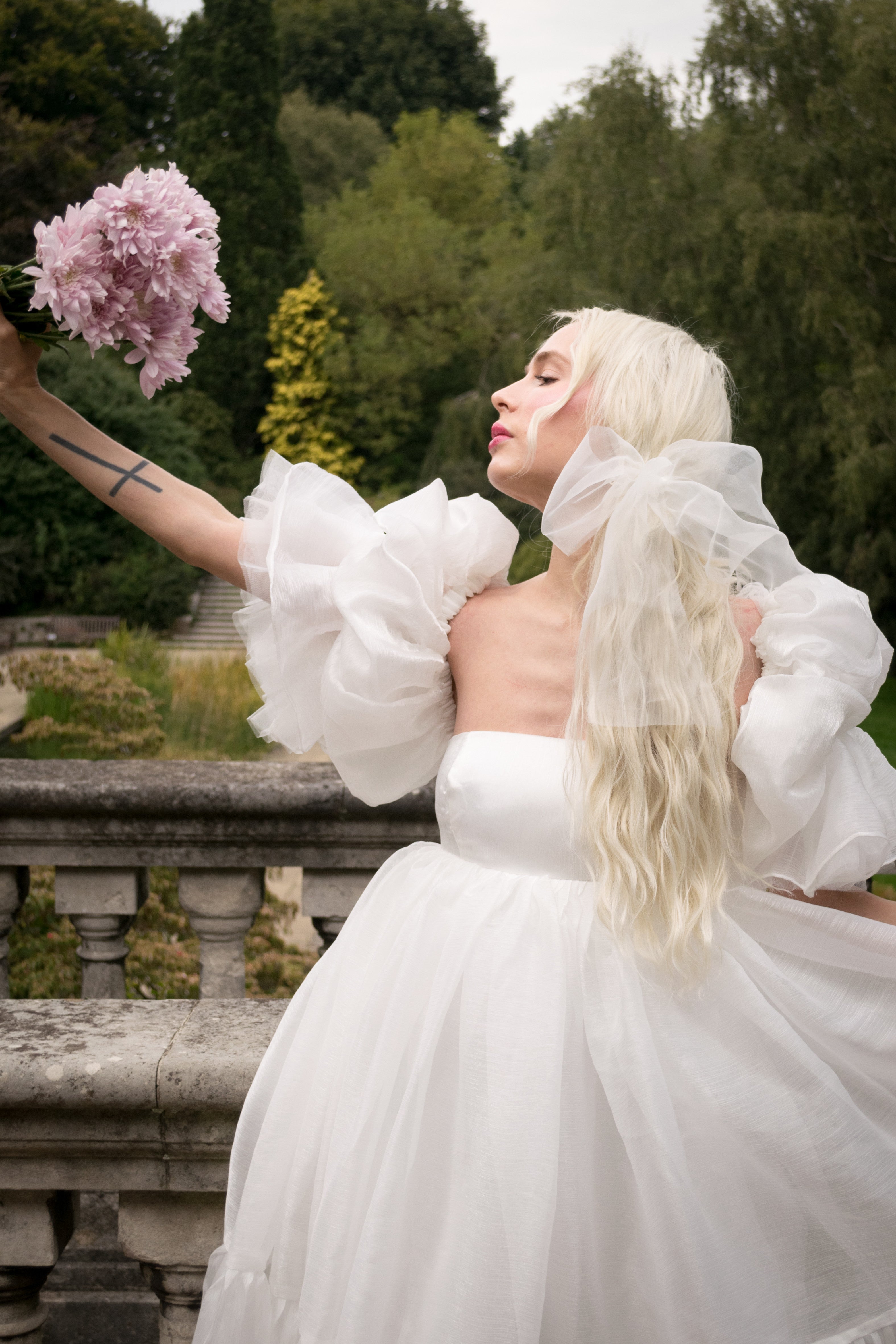 The Crème Chantilly Fleur Dress