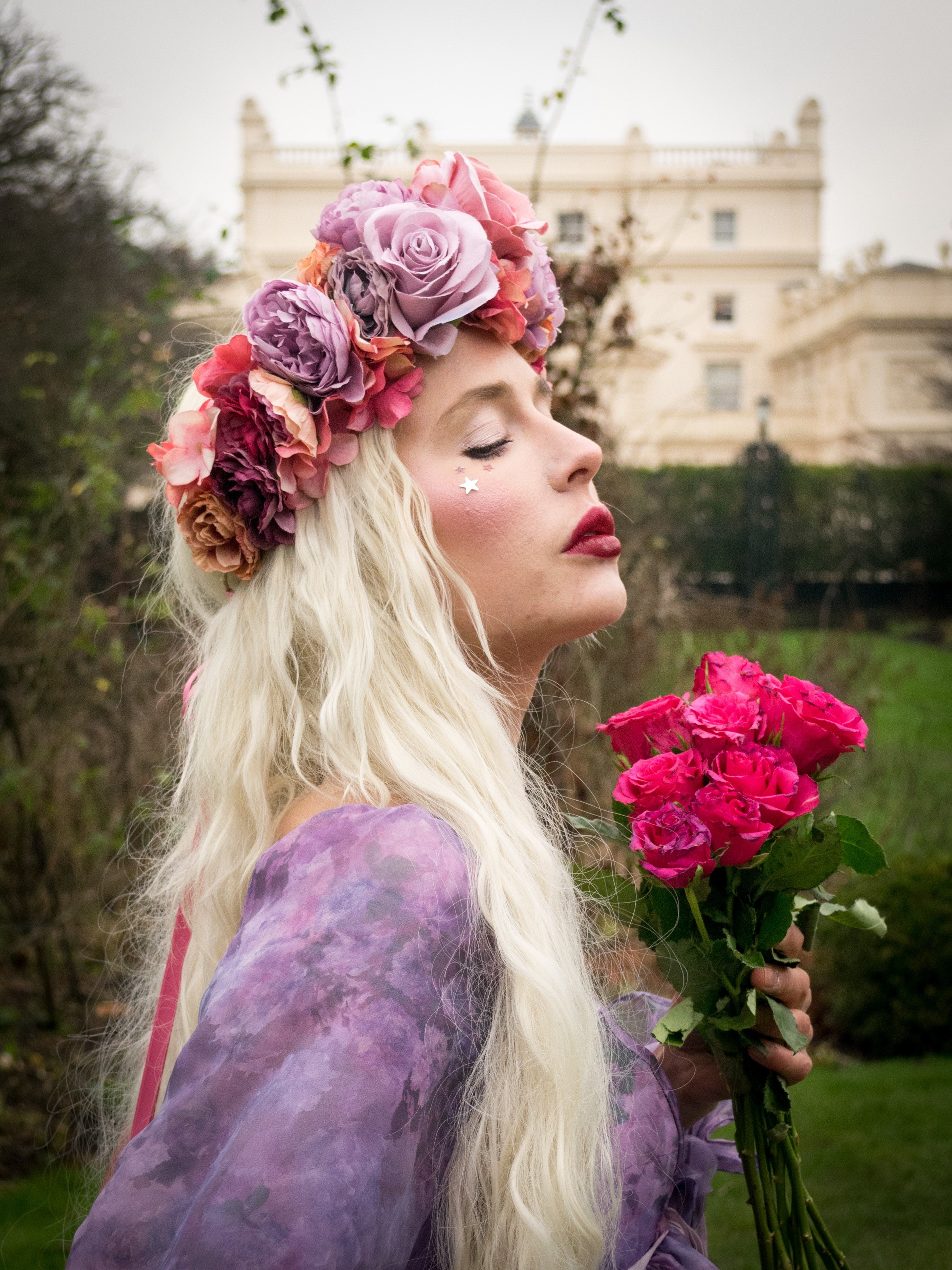 Midnight Rose Enchanted Crown