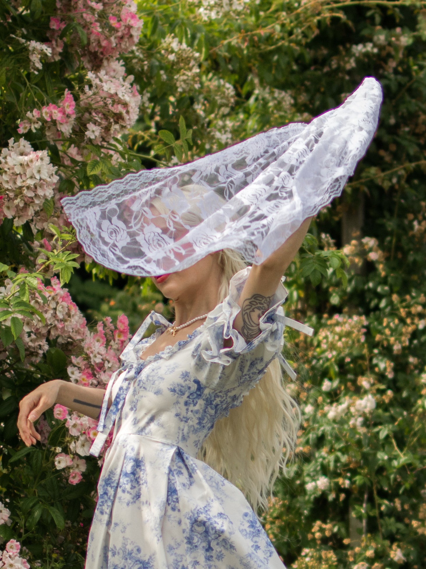 French Porcelain Parlour Games Dress