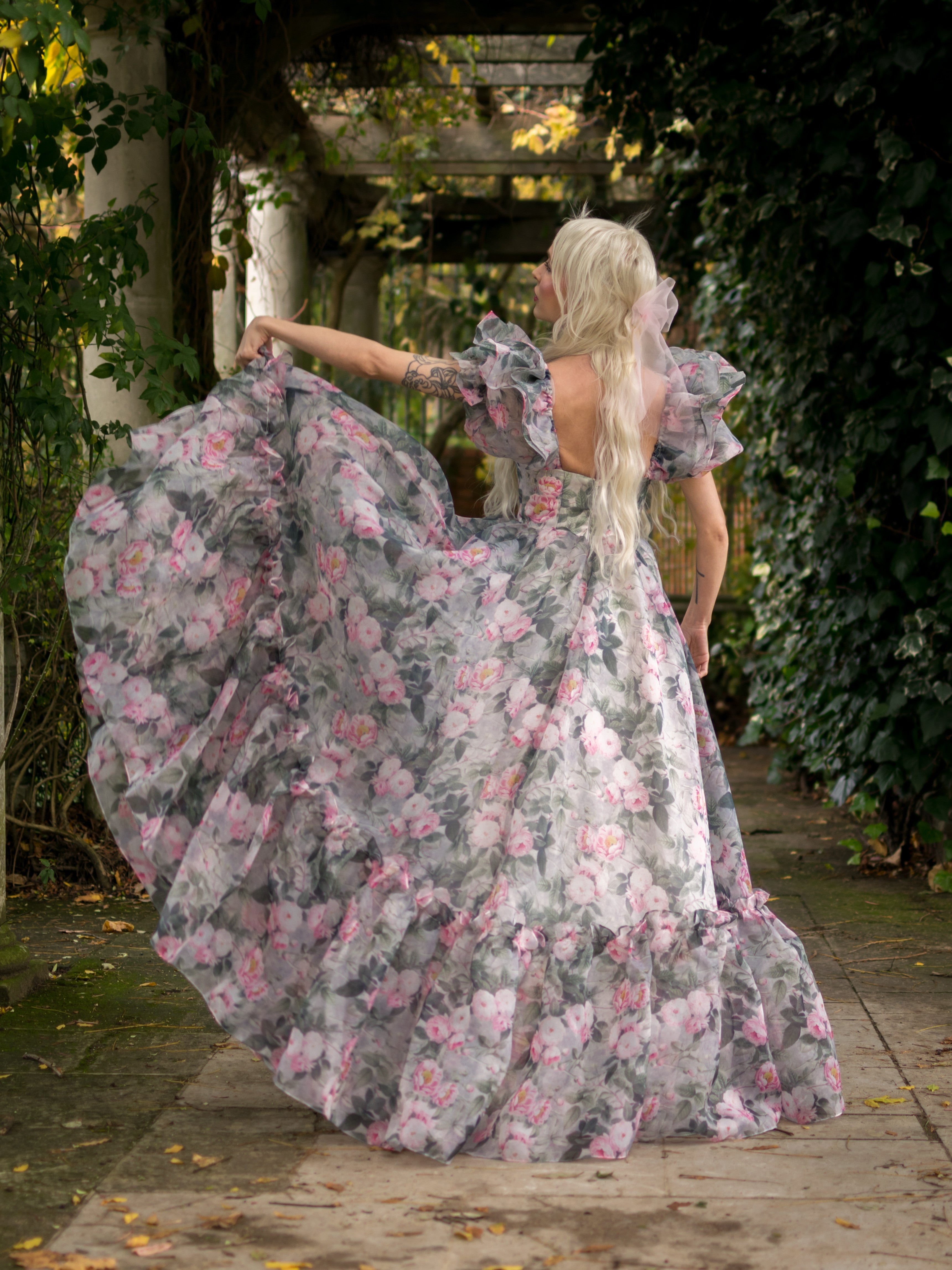 The Sorority Gown in Peony Bouquet