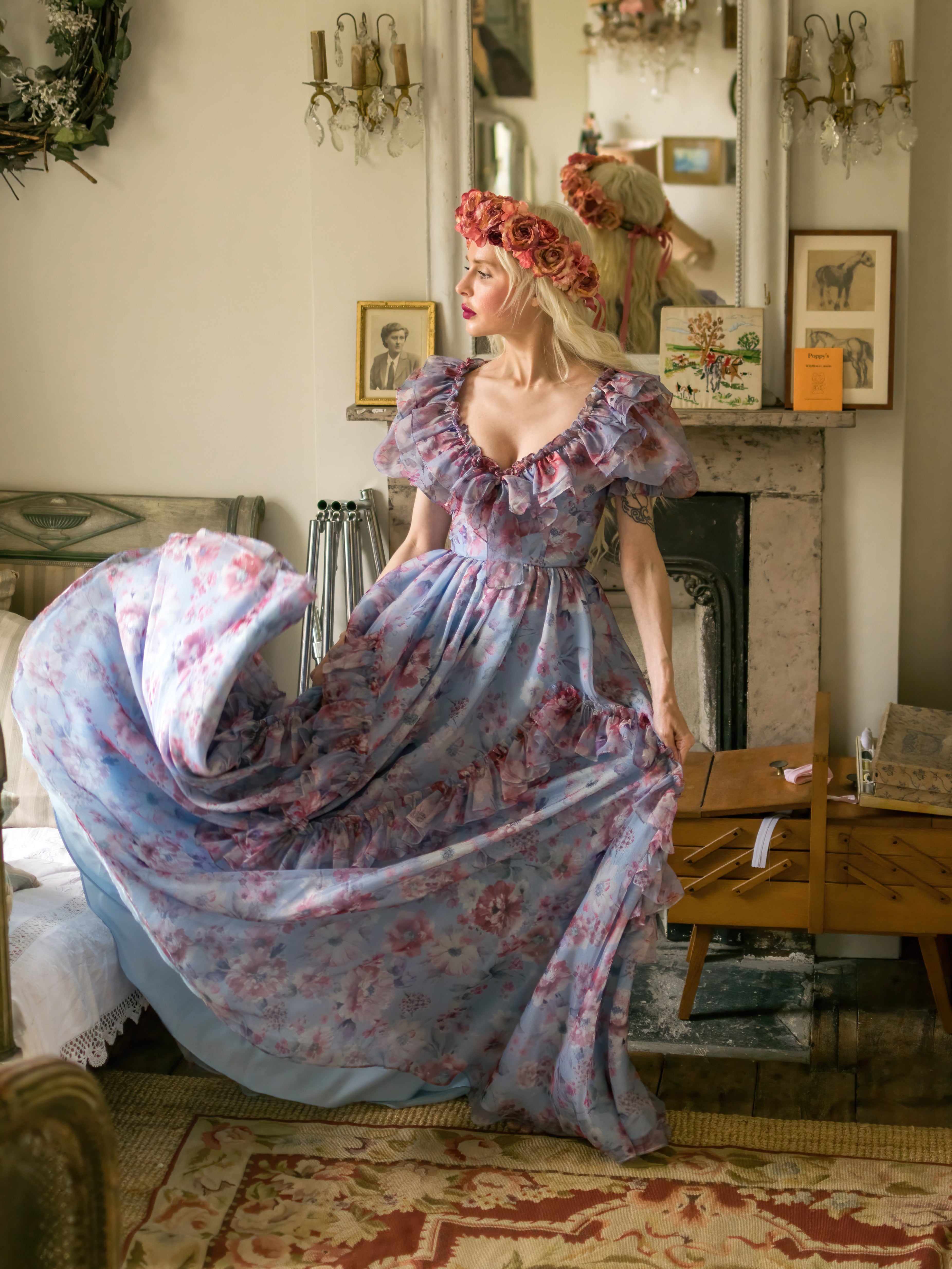 Watercolour Tears Daydreamer Gown
