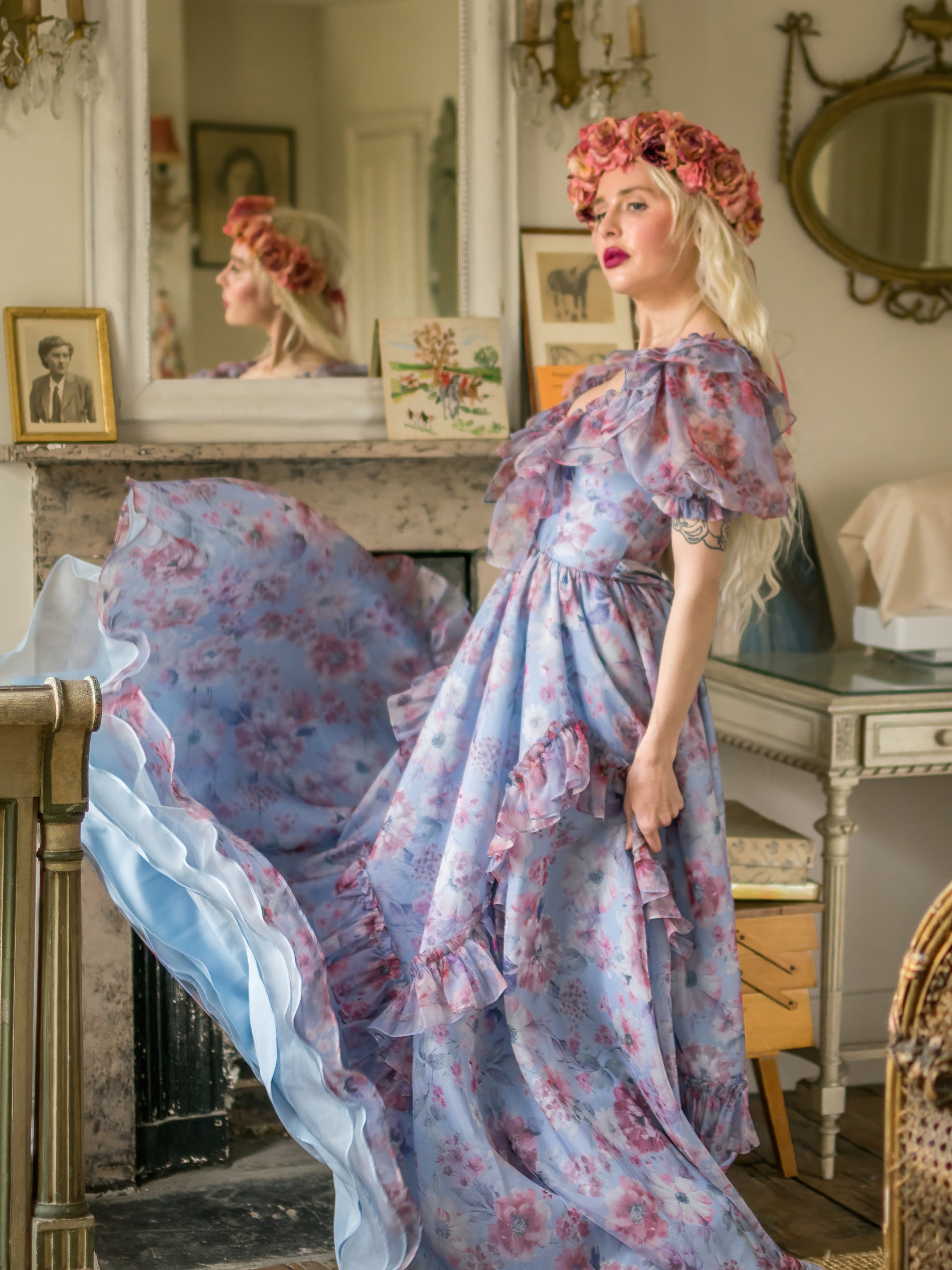 Watercolour Tears Daydreamer Gown