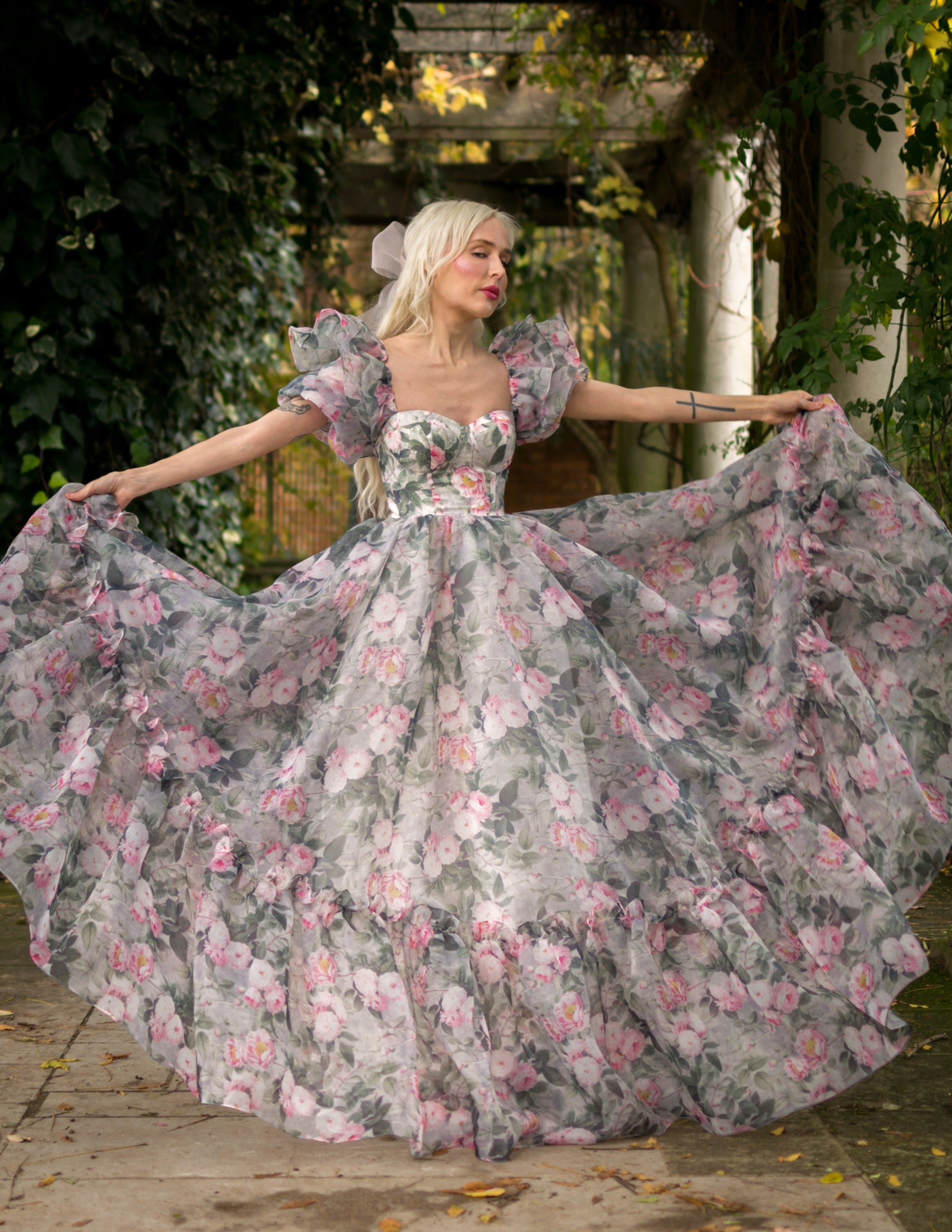 The Sorority Gown in Peony Bouquet