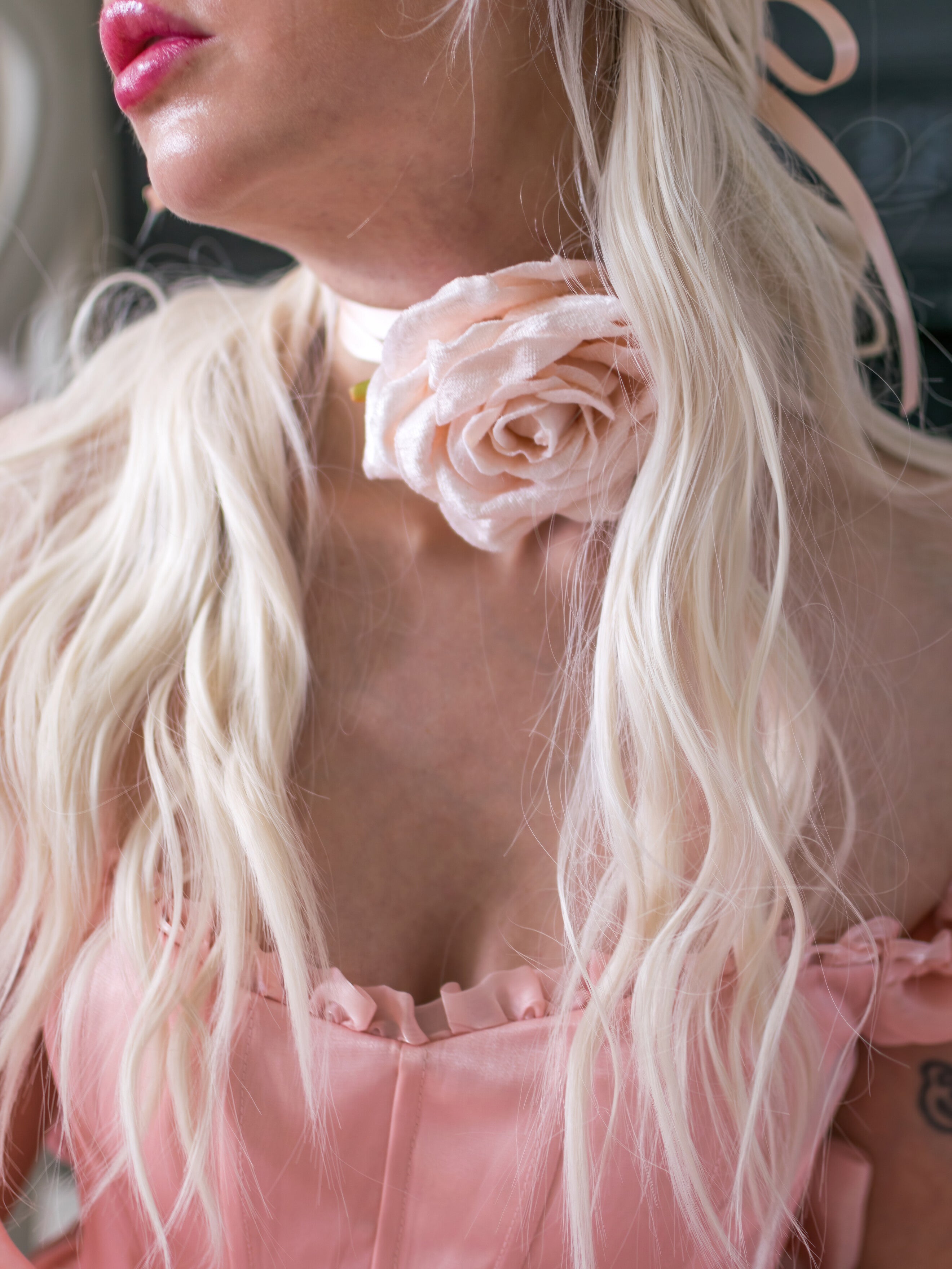 Gilded Rose Velveteen Choker