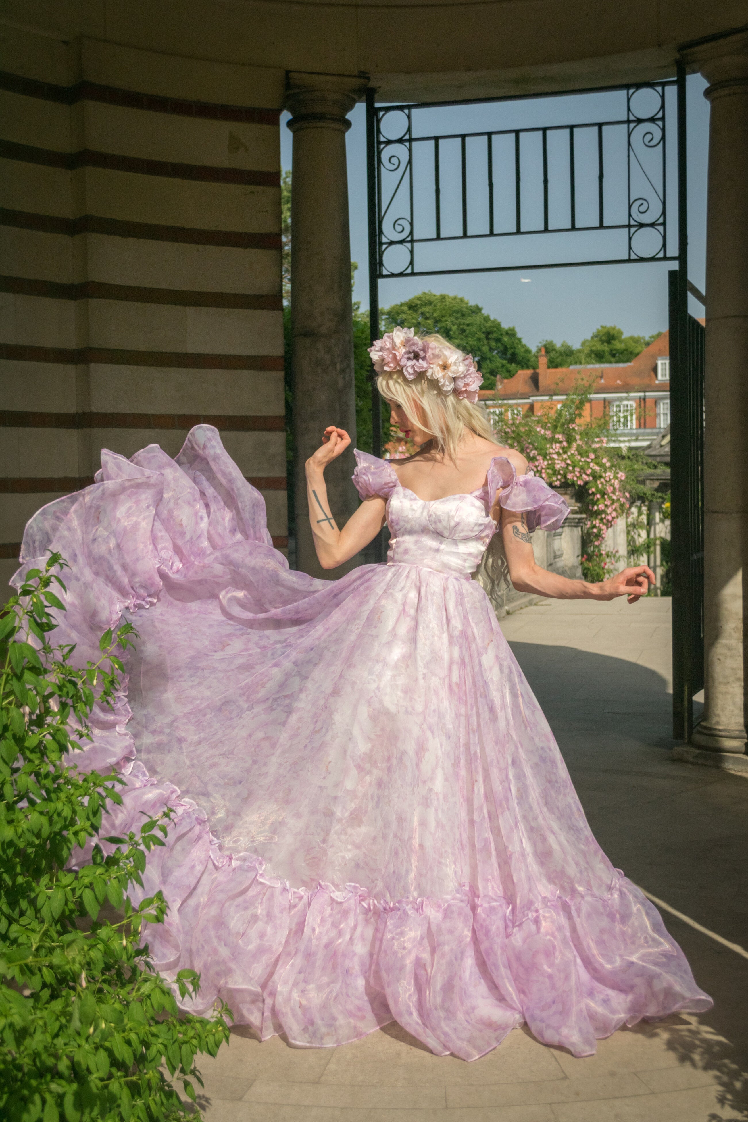 Pink Gypsy Wedding Dresses