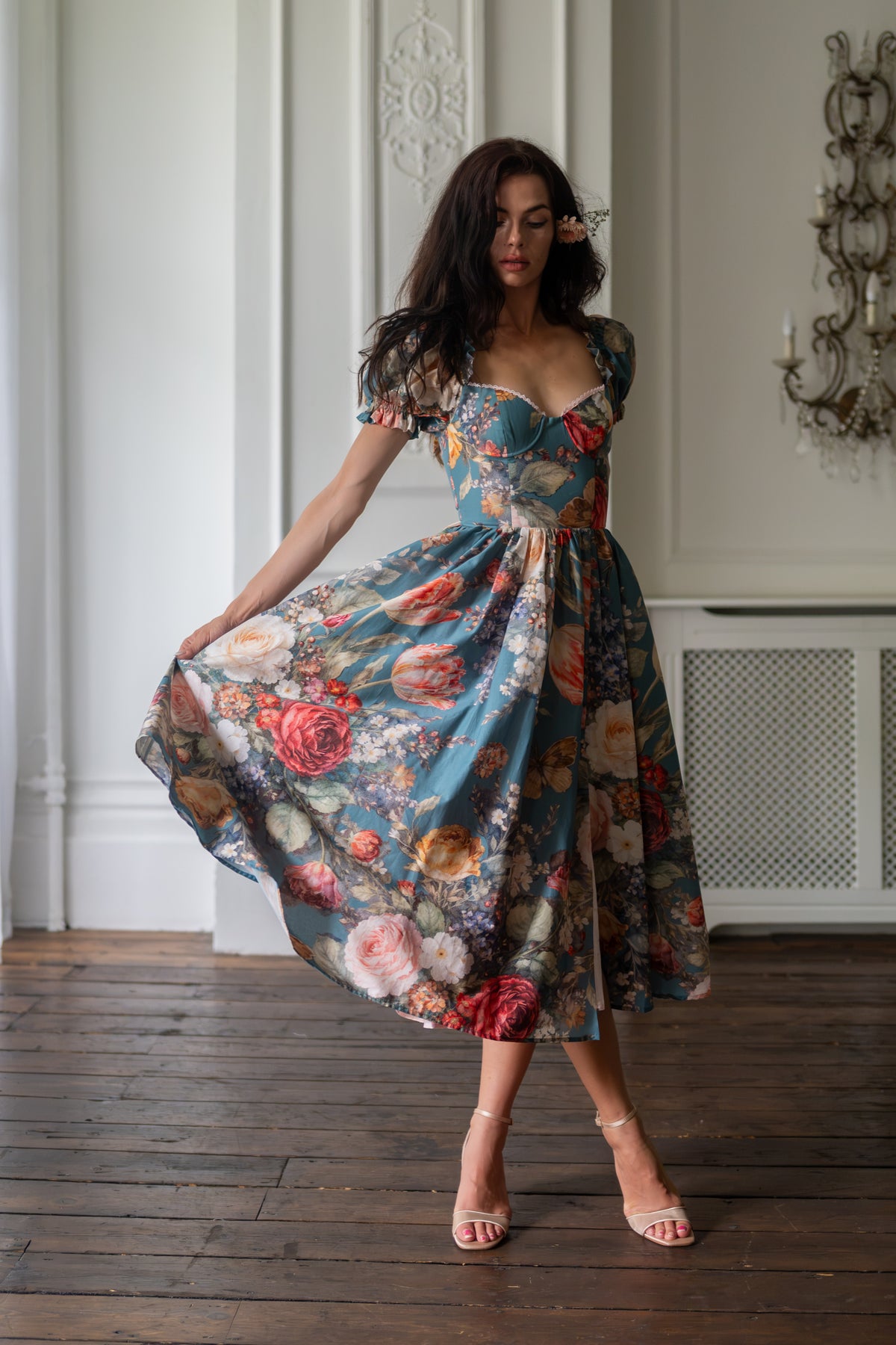 A House Kept Closed Rosewood Dress
