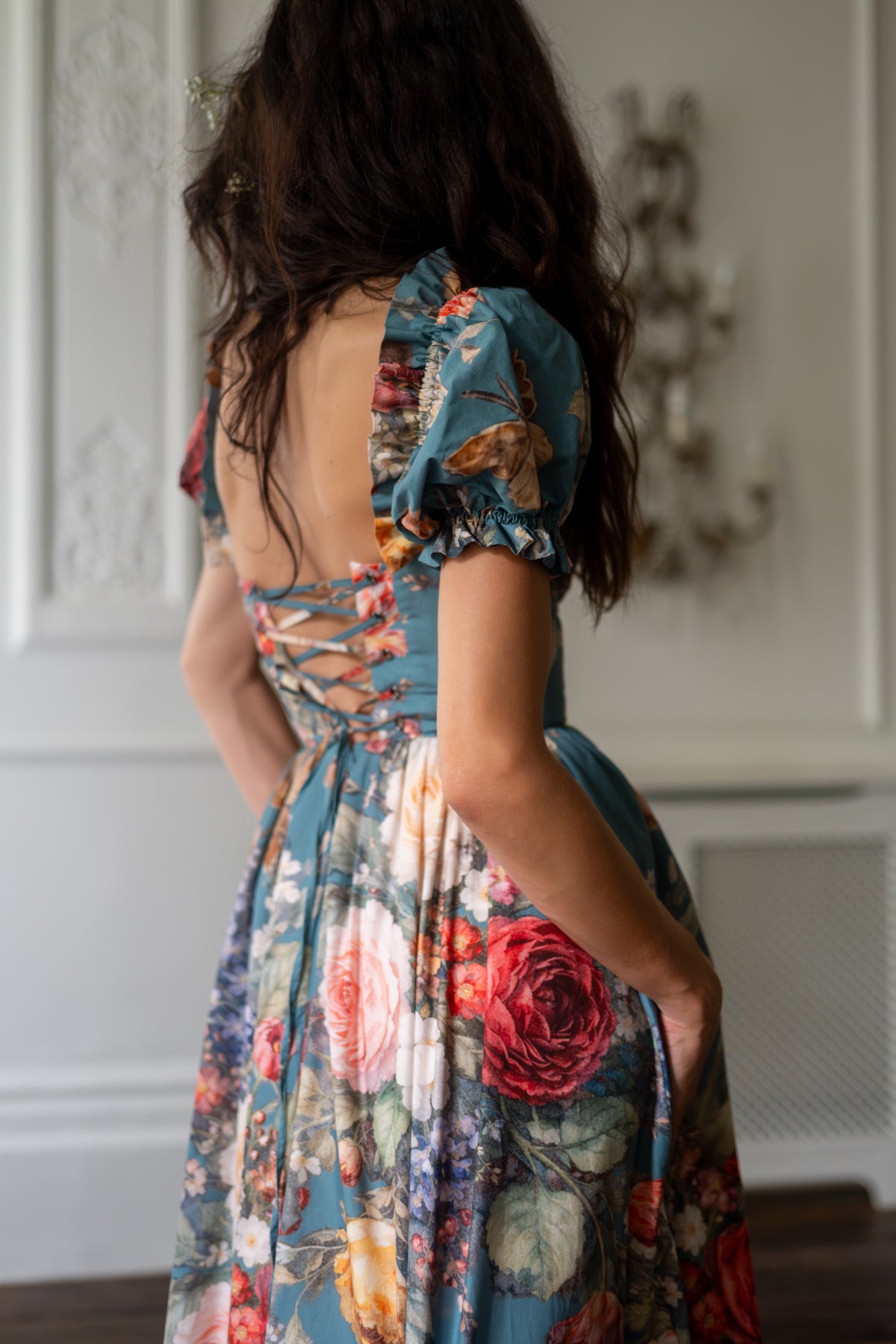 A House Kept Closed Rosewood Dress