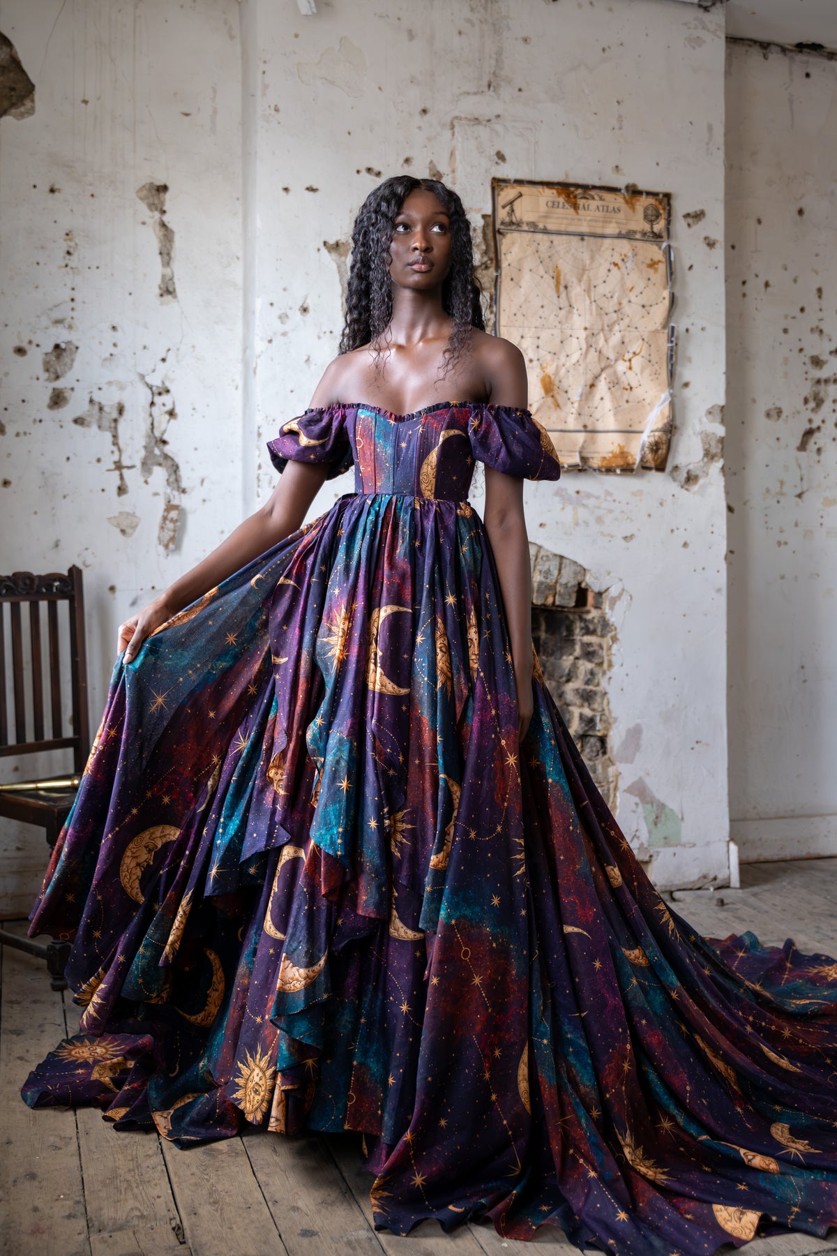 As the Witch Moon Rises Renaissance Gown