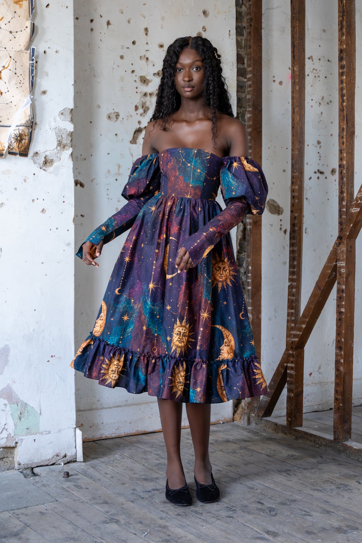 As the Witch Moon RIses Vignette Dress