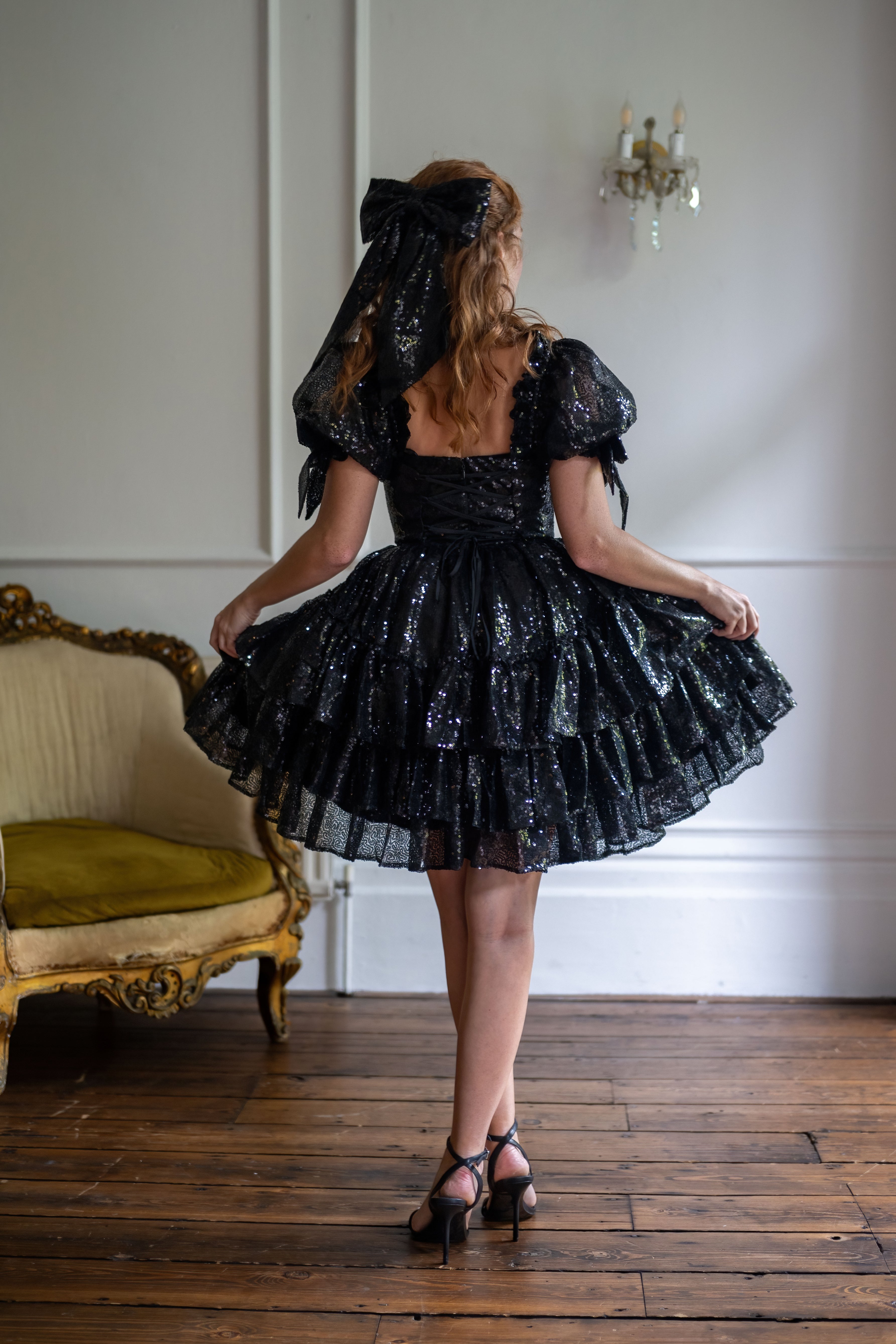 Black Pearl Damsel Dress