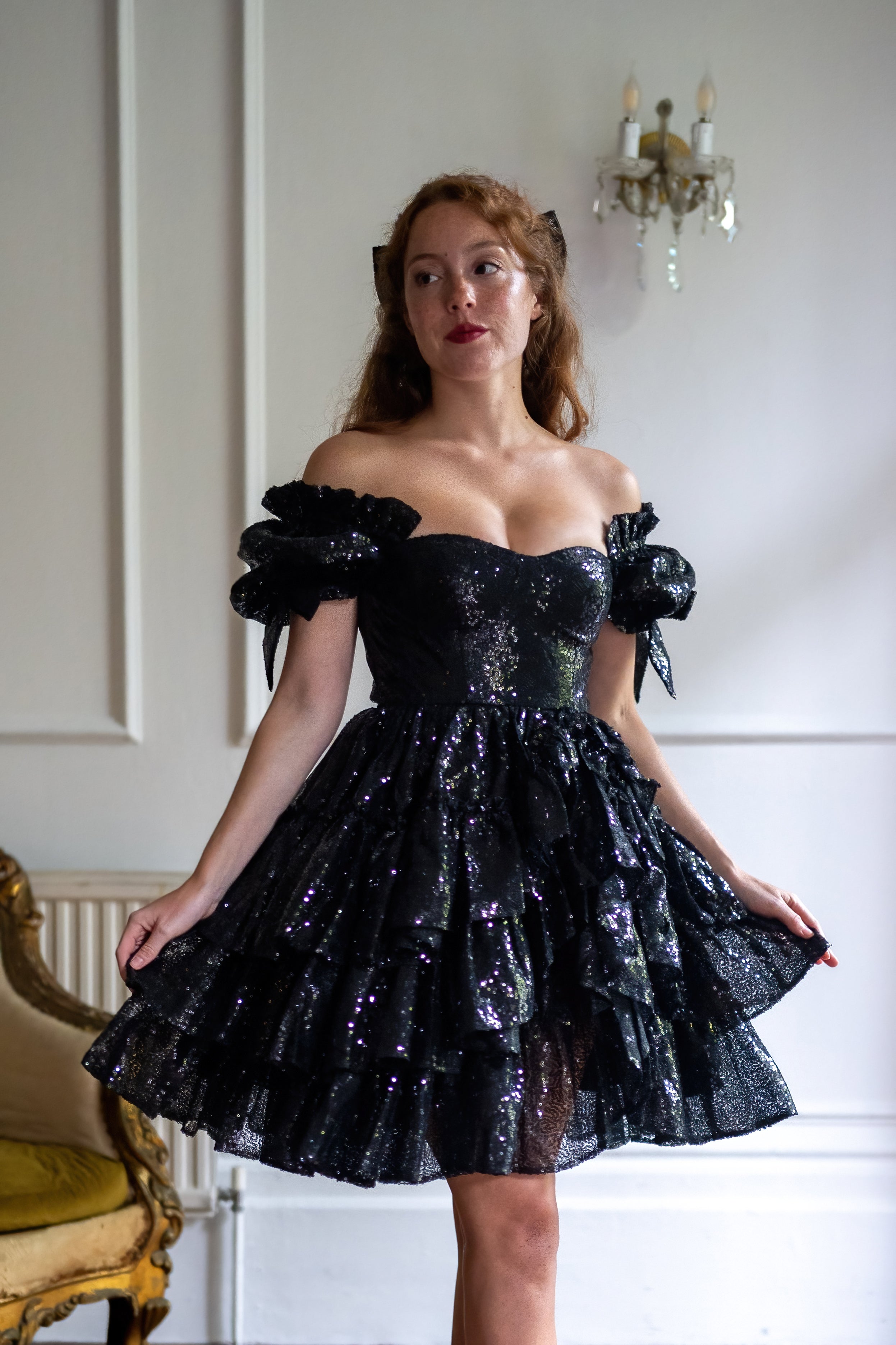 Black Pearl Damsel Dress