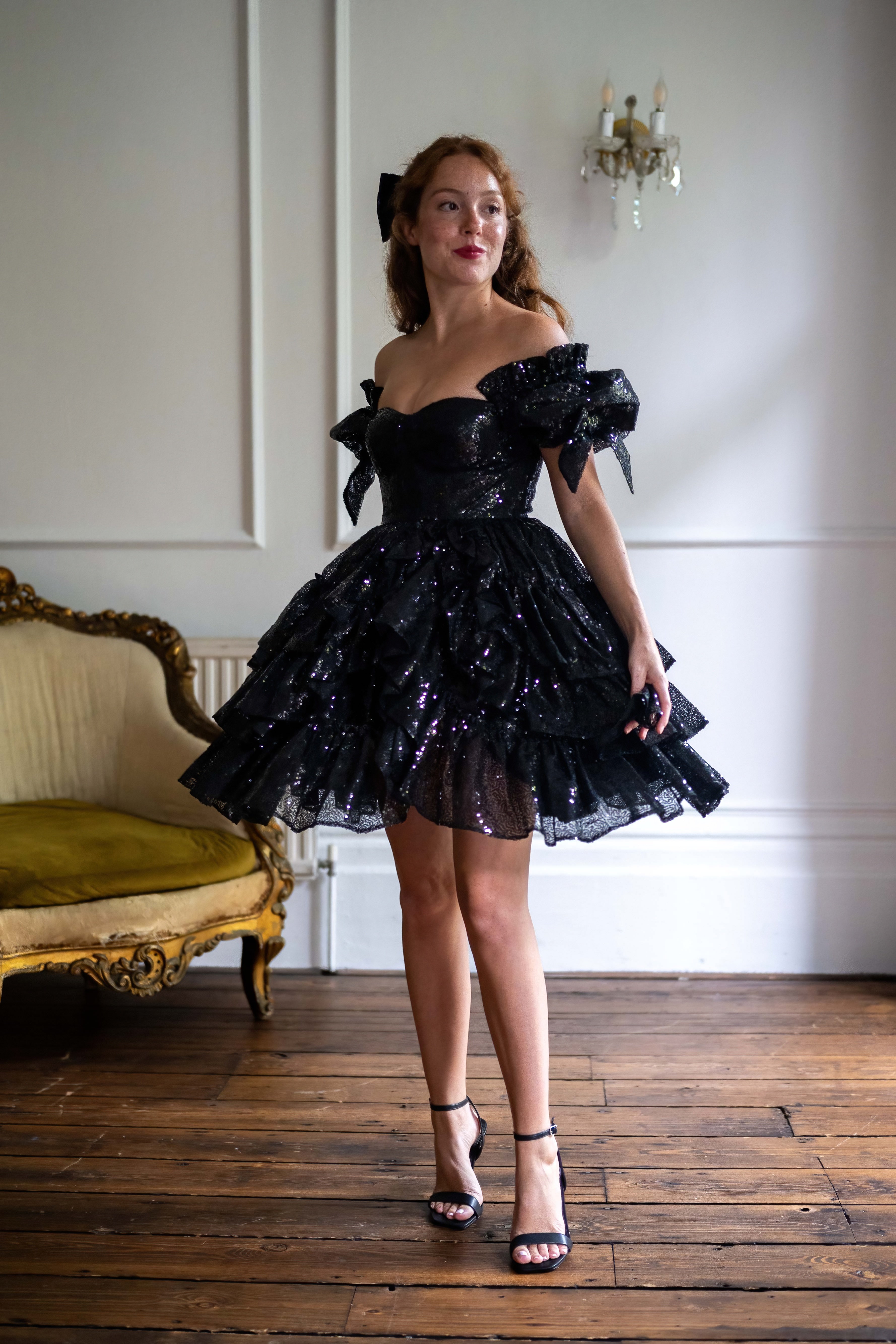 Black Pearl Damsel Dress