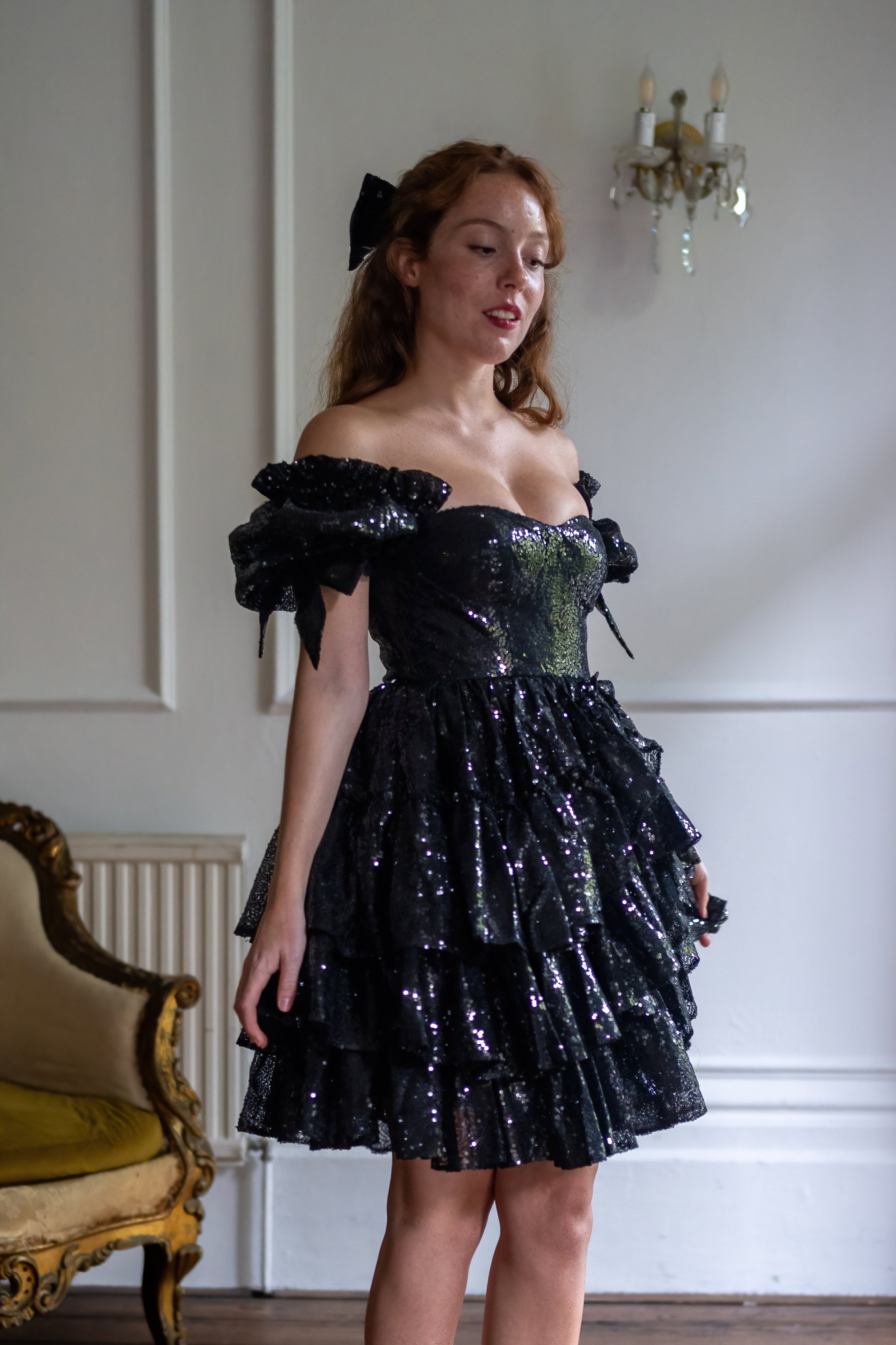 Black Pearl Damsel Dress