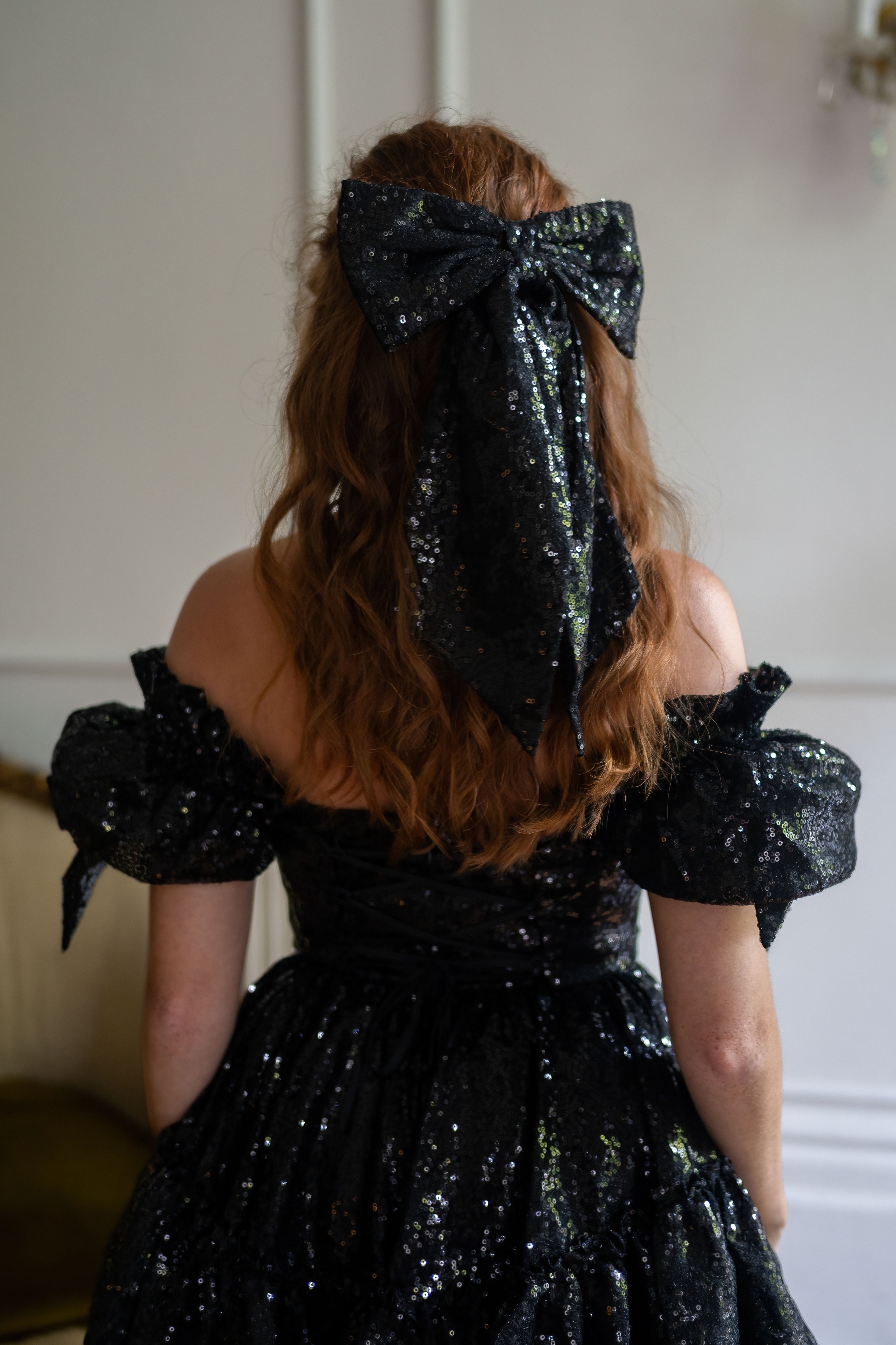 Black Pearl Fable Hairbow