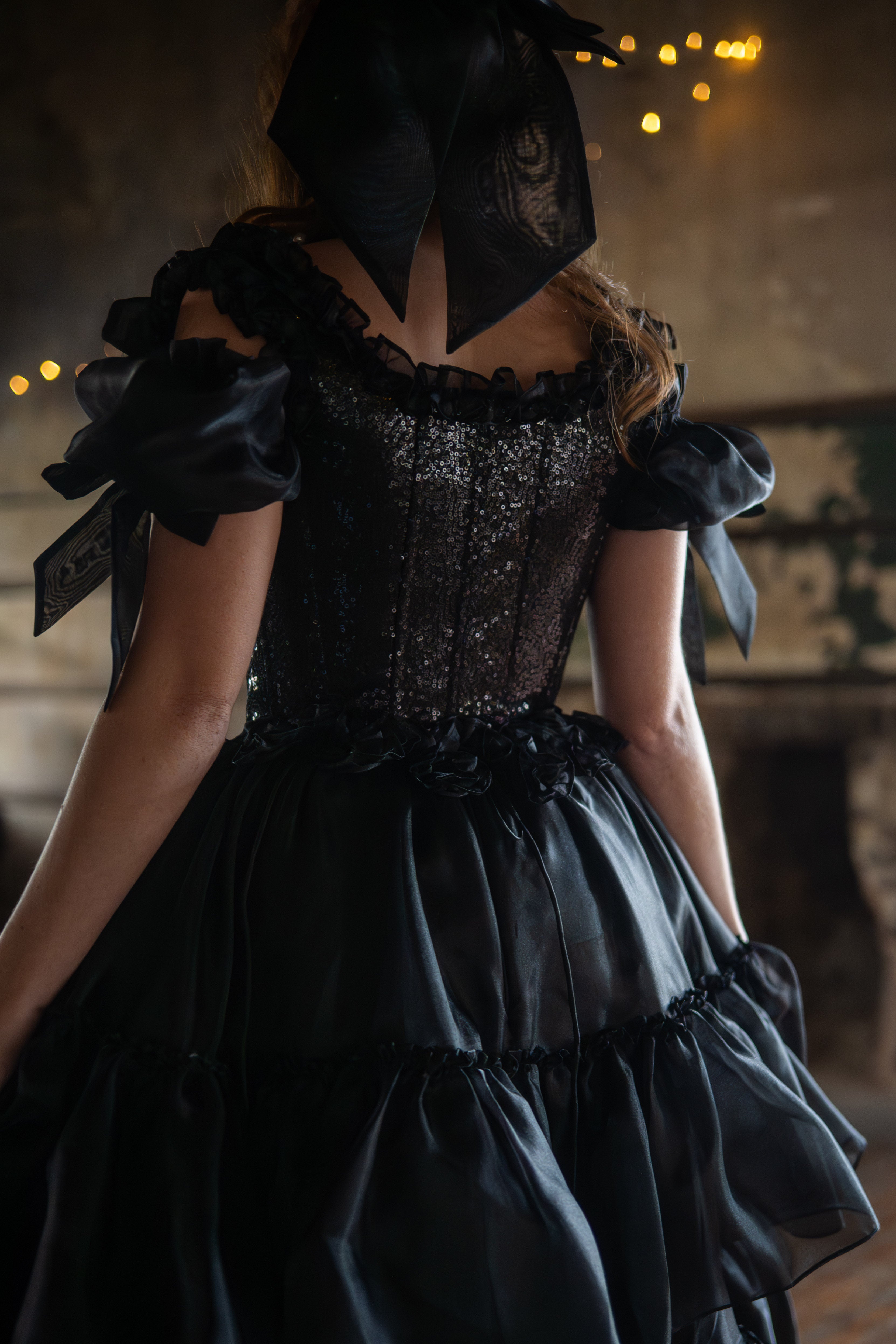 Black Pearl Pompadour Corset