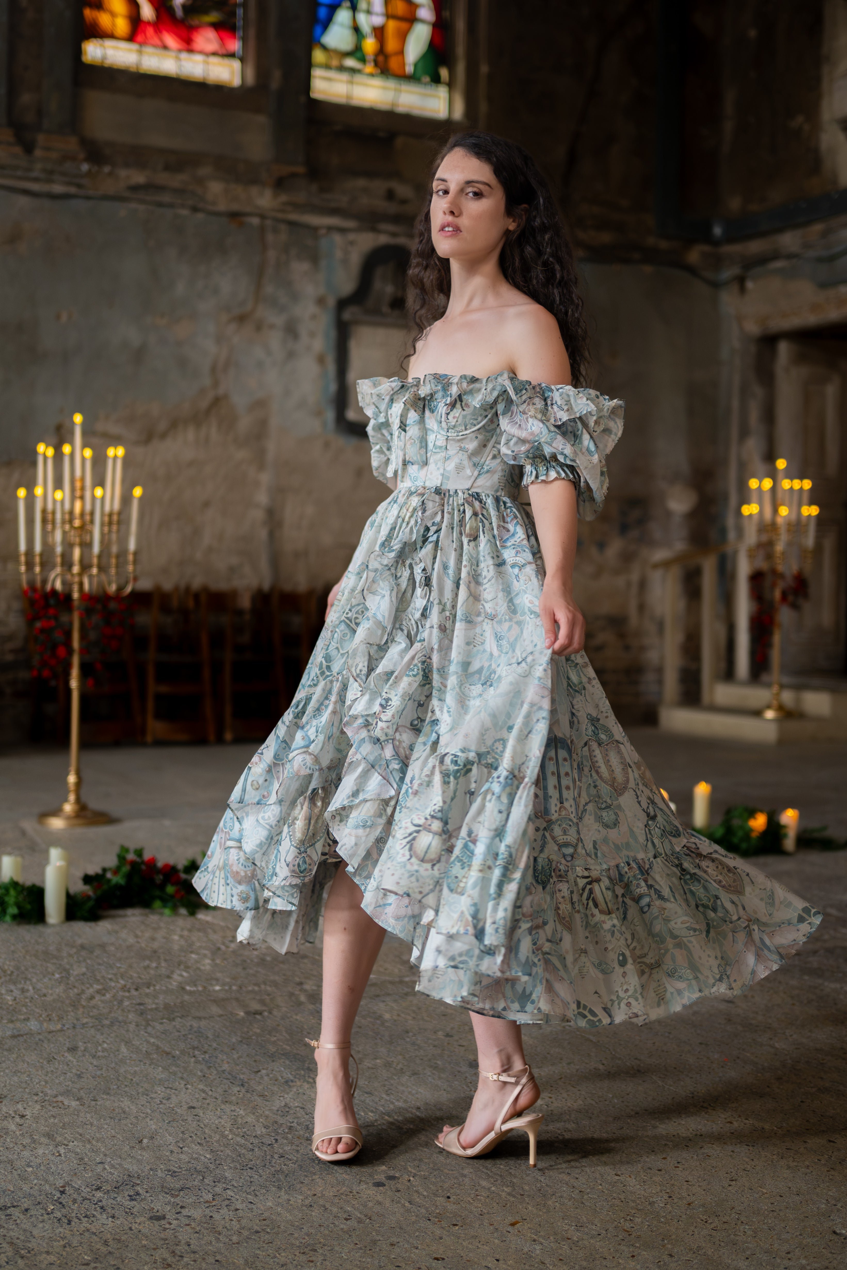 Cabinet of Wonders Bluestocking Dress