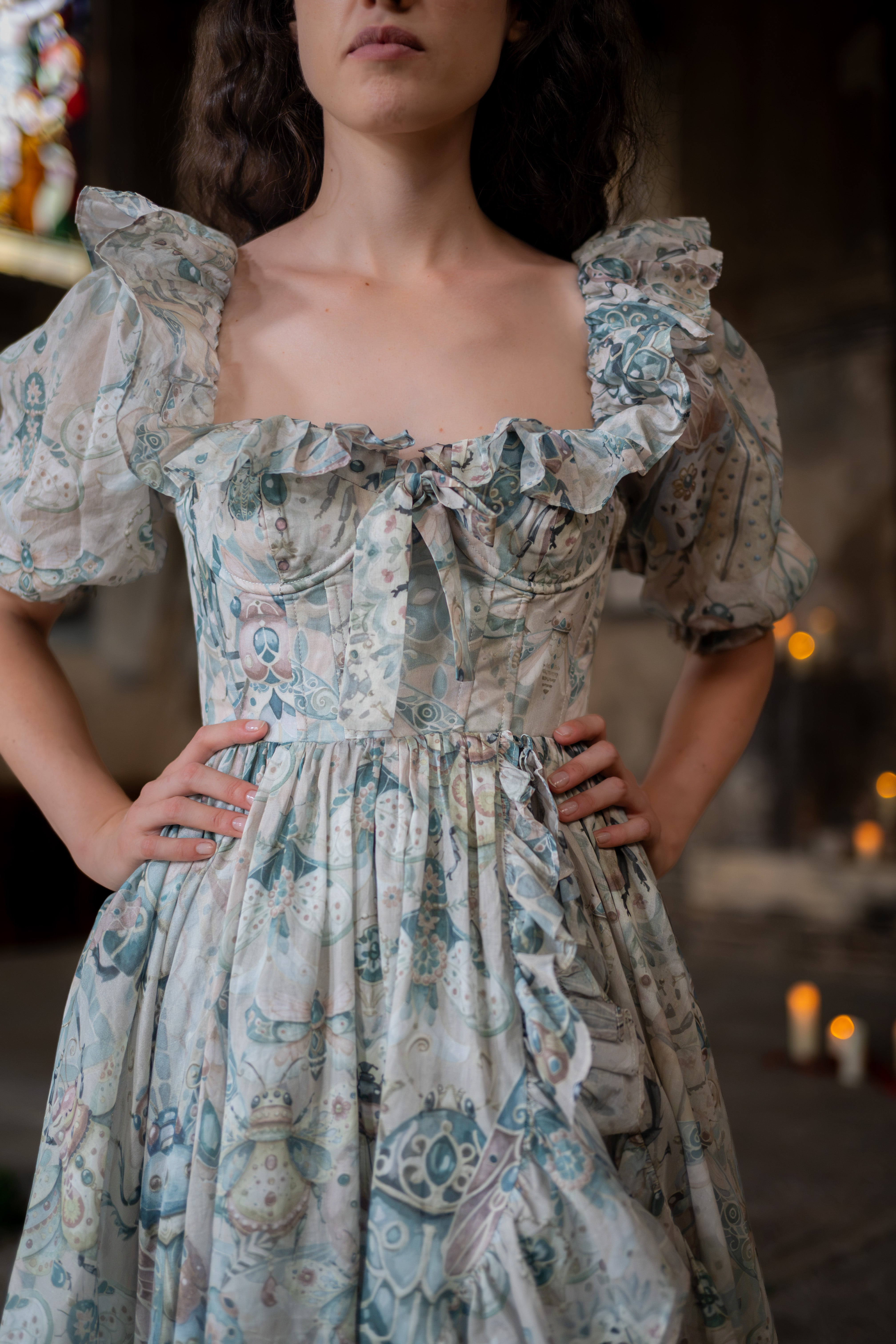 Cabinet of Wonders Bluestocking Dress