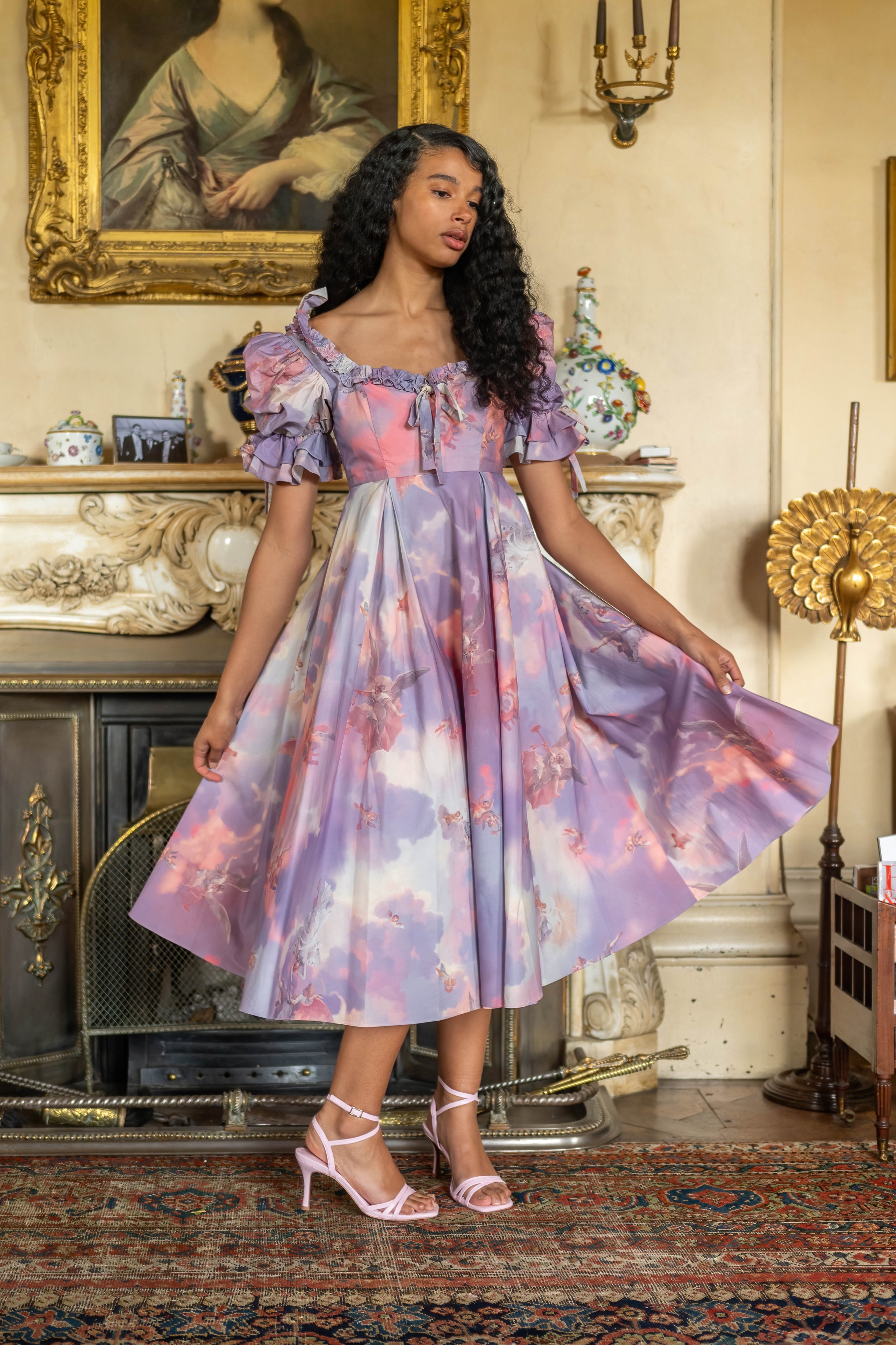 Cathedral Clouds Parlour Games Dress