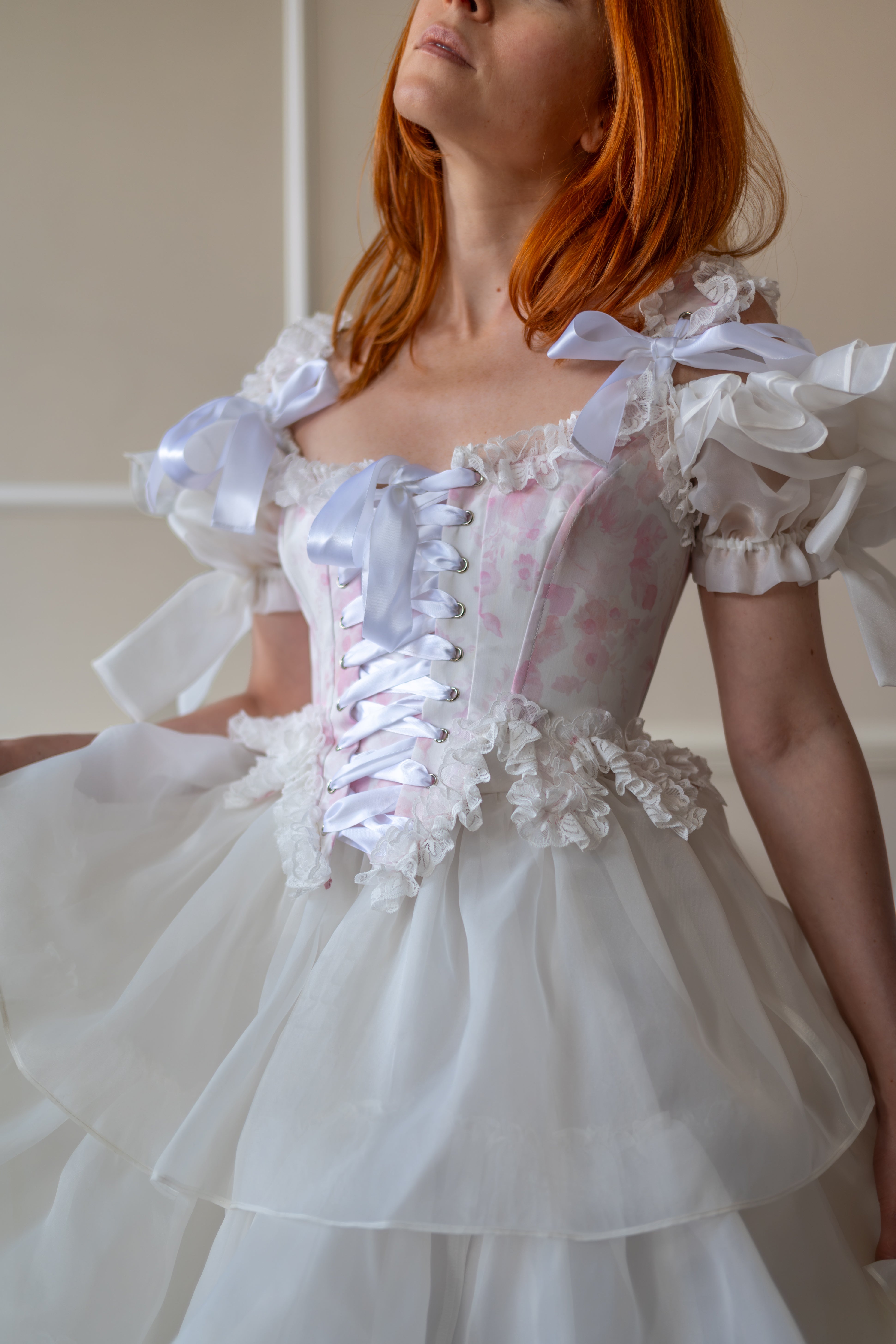 Chantilly Rose Chablis Corset
