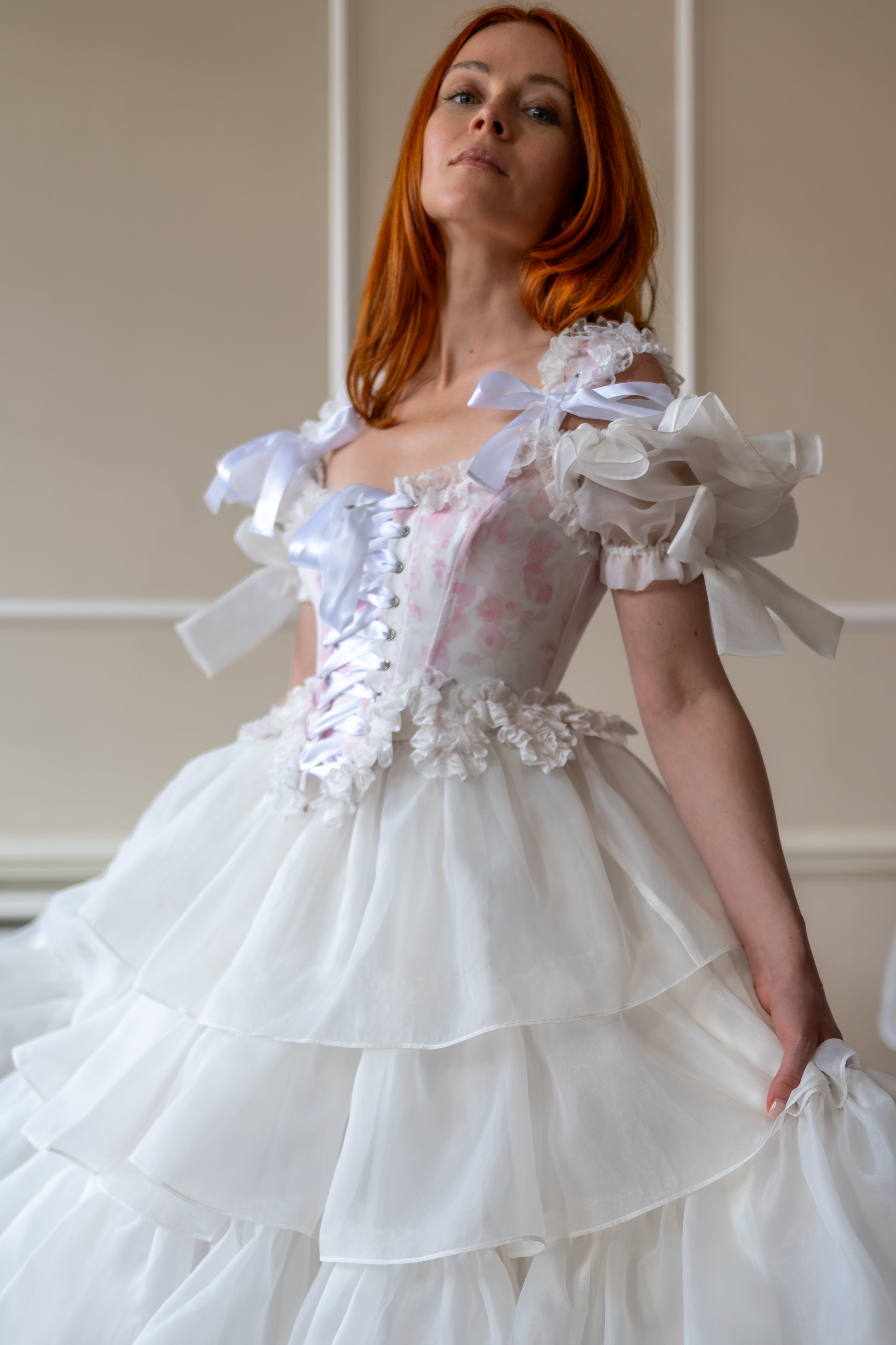 Chantilly Rose Chablis Corset