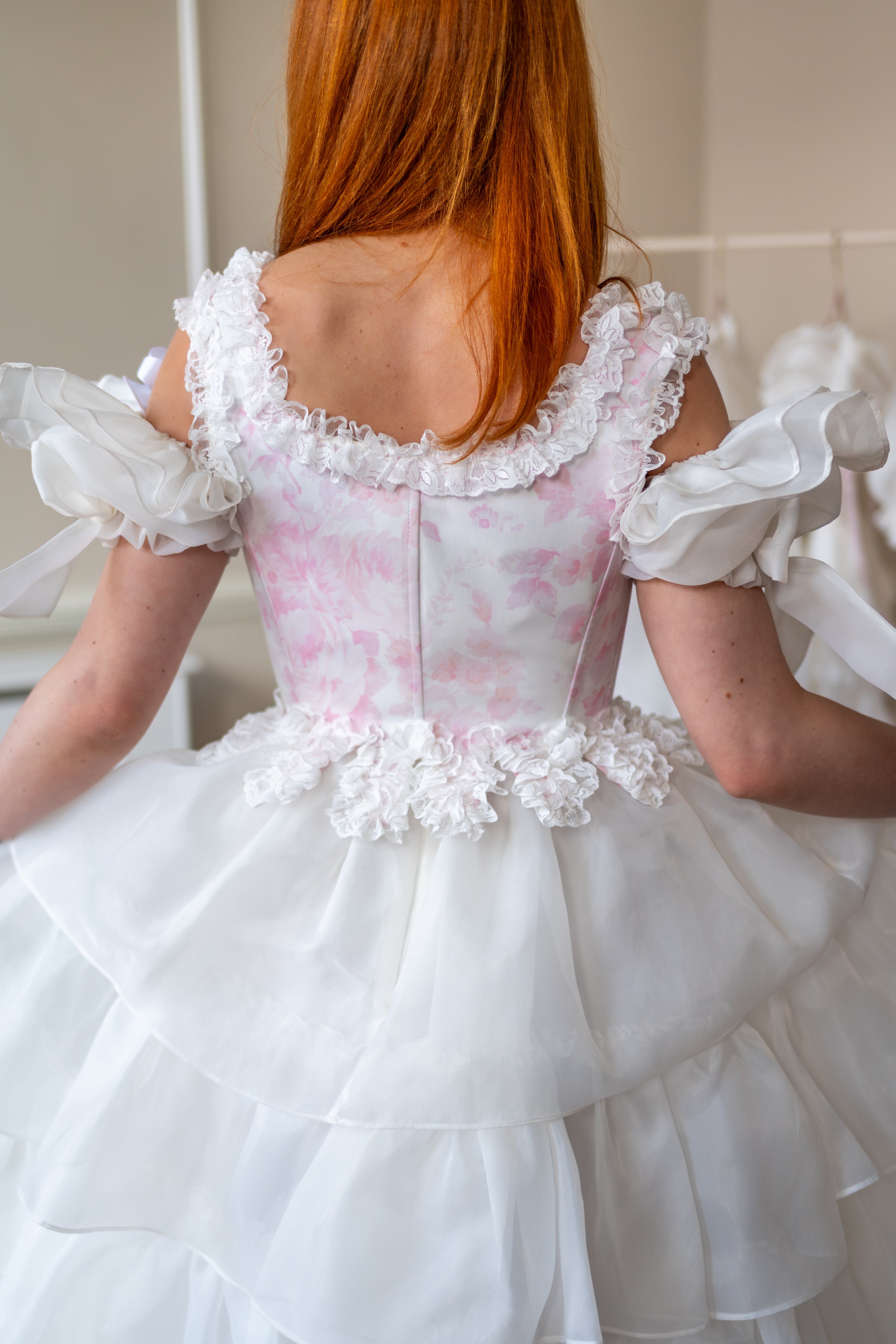Chantilly Rose Chablis Corset