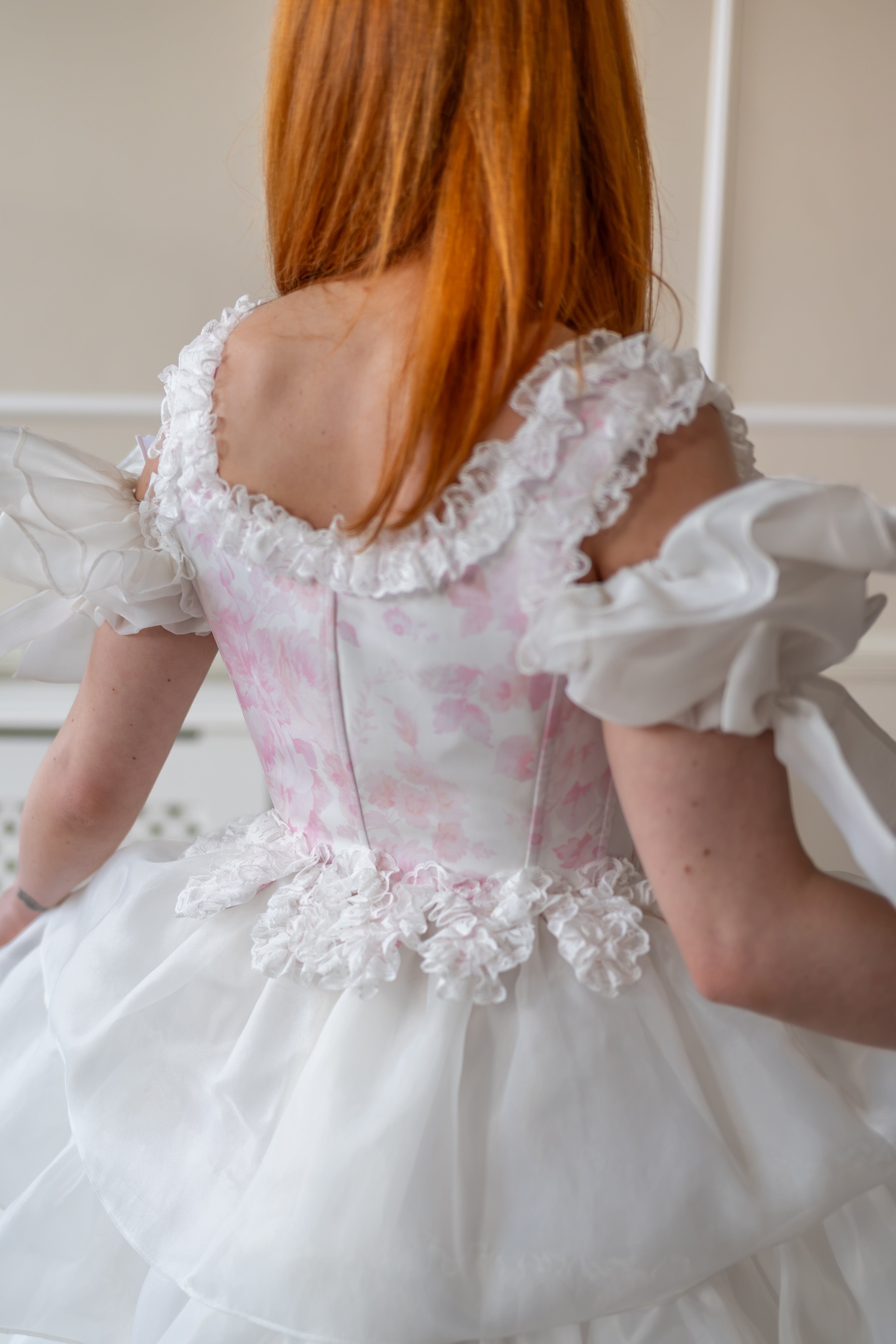 Chantilly Rose Chablis Corset