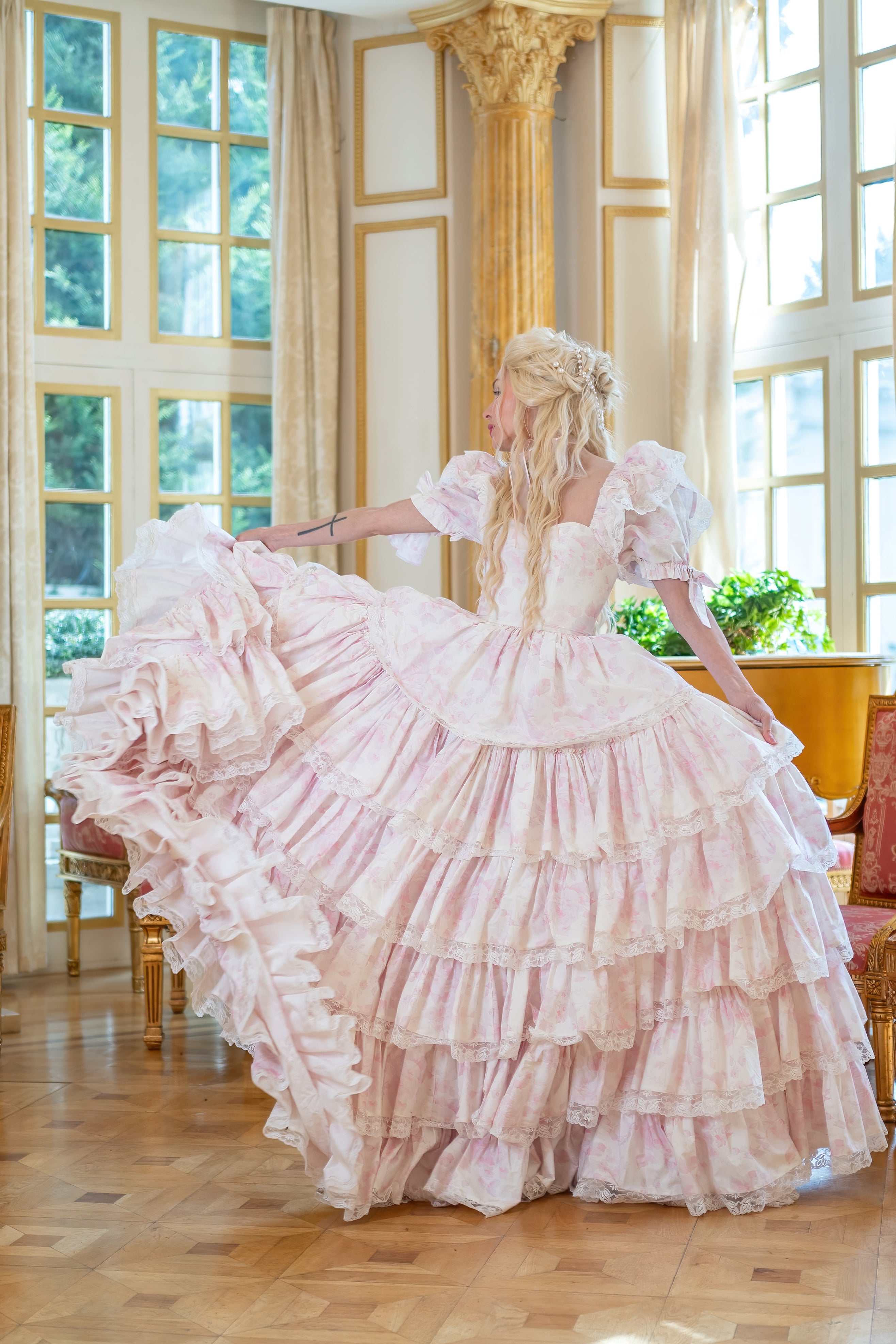 Chantilly Rose Debutante Gown