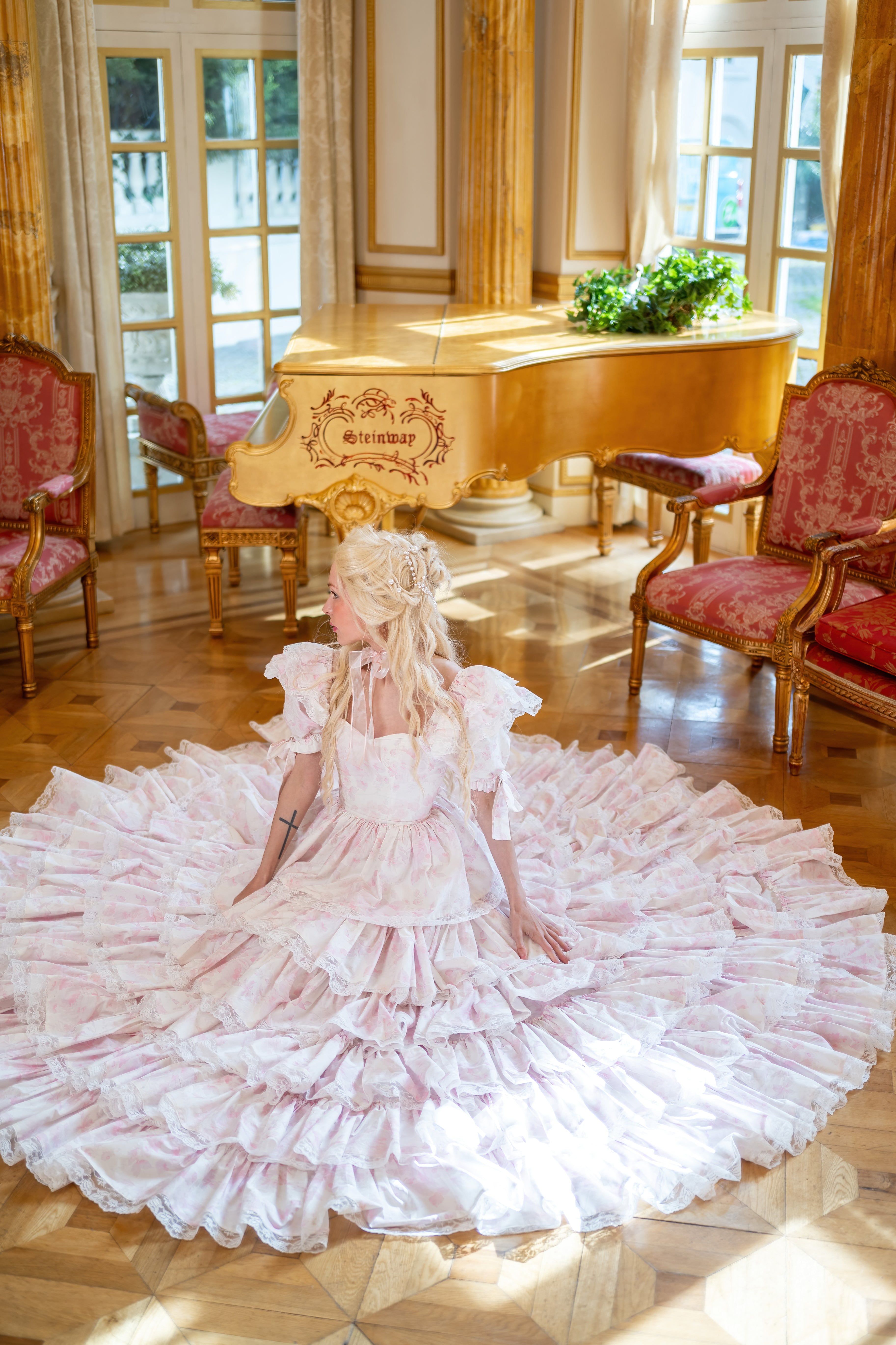 Chantilly Rose Debutante Gown