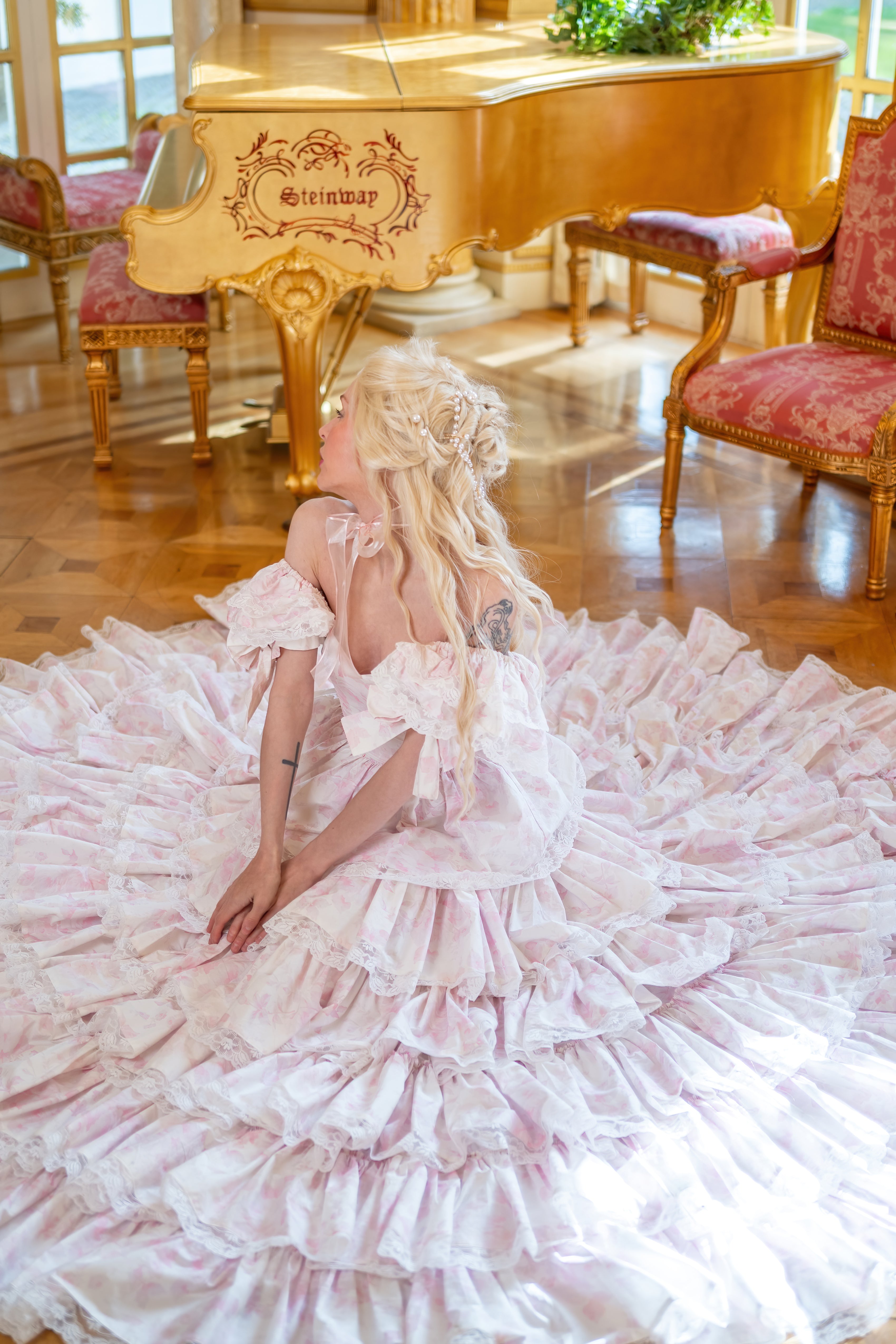 Chantilly Rose Debutante Gown 24