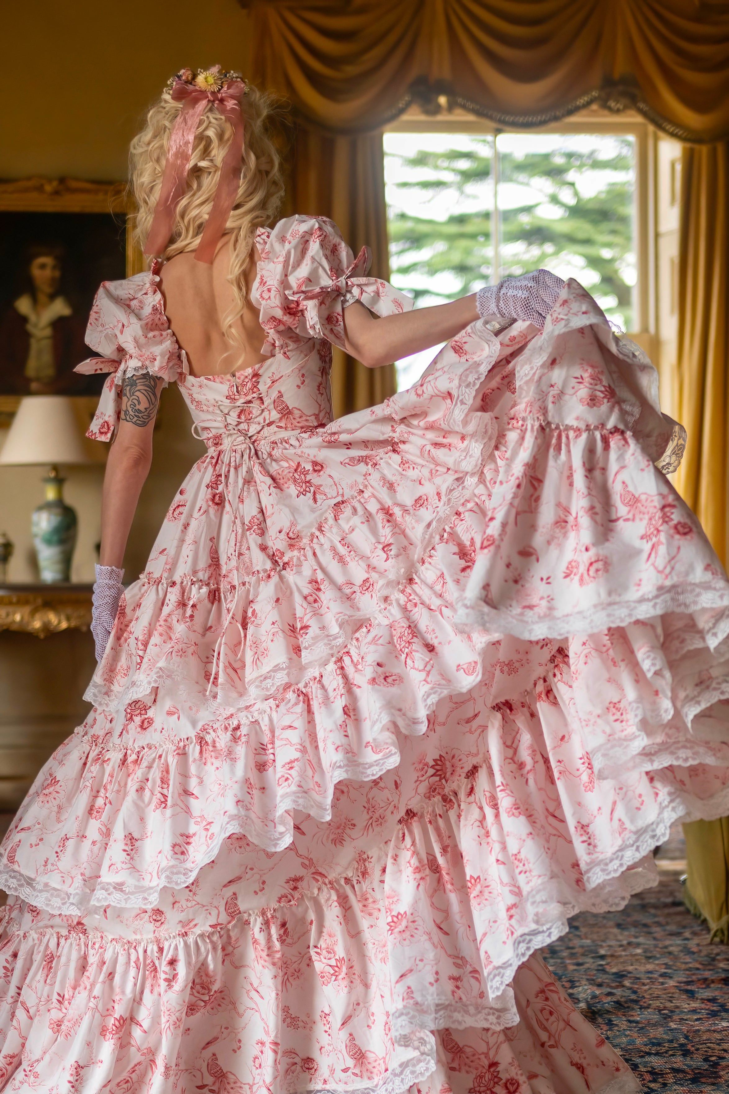 Chinoiserie Paradis Mademoiselle Gown