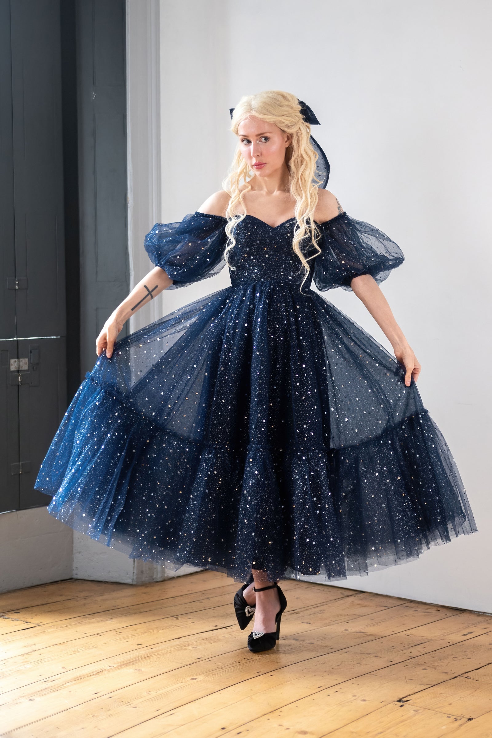 FANCIFUL ESCAPES WOVEN MIDI DRESS main image 0