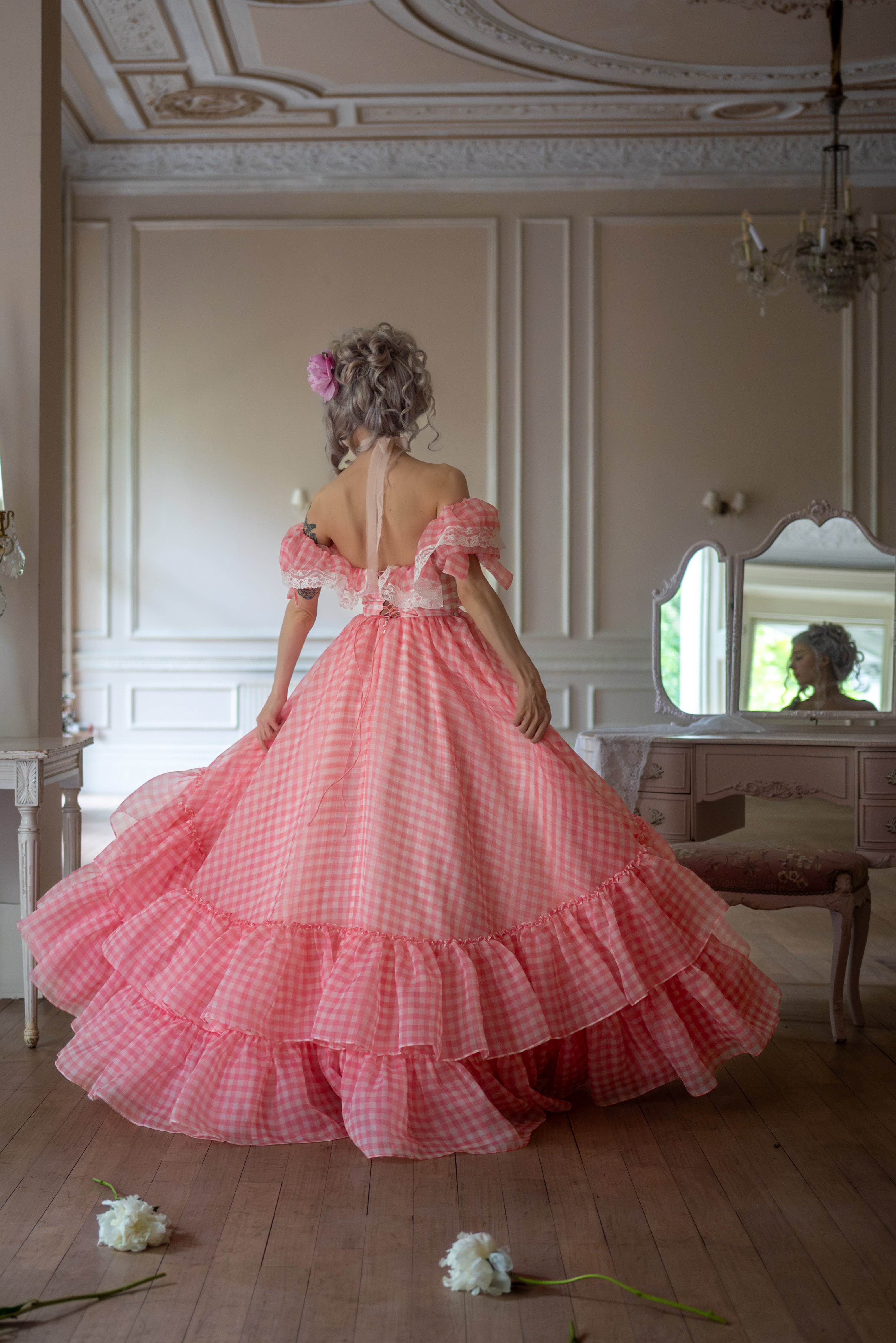 Cotton Candy Clairmont Gown