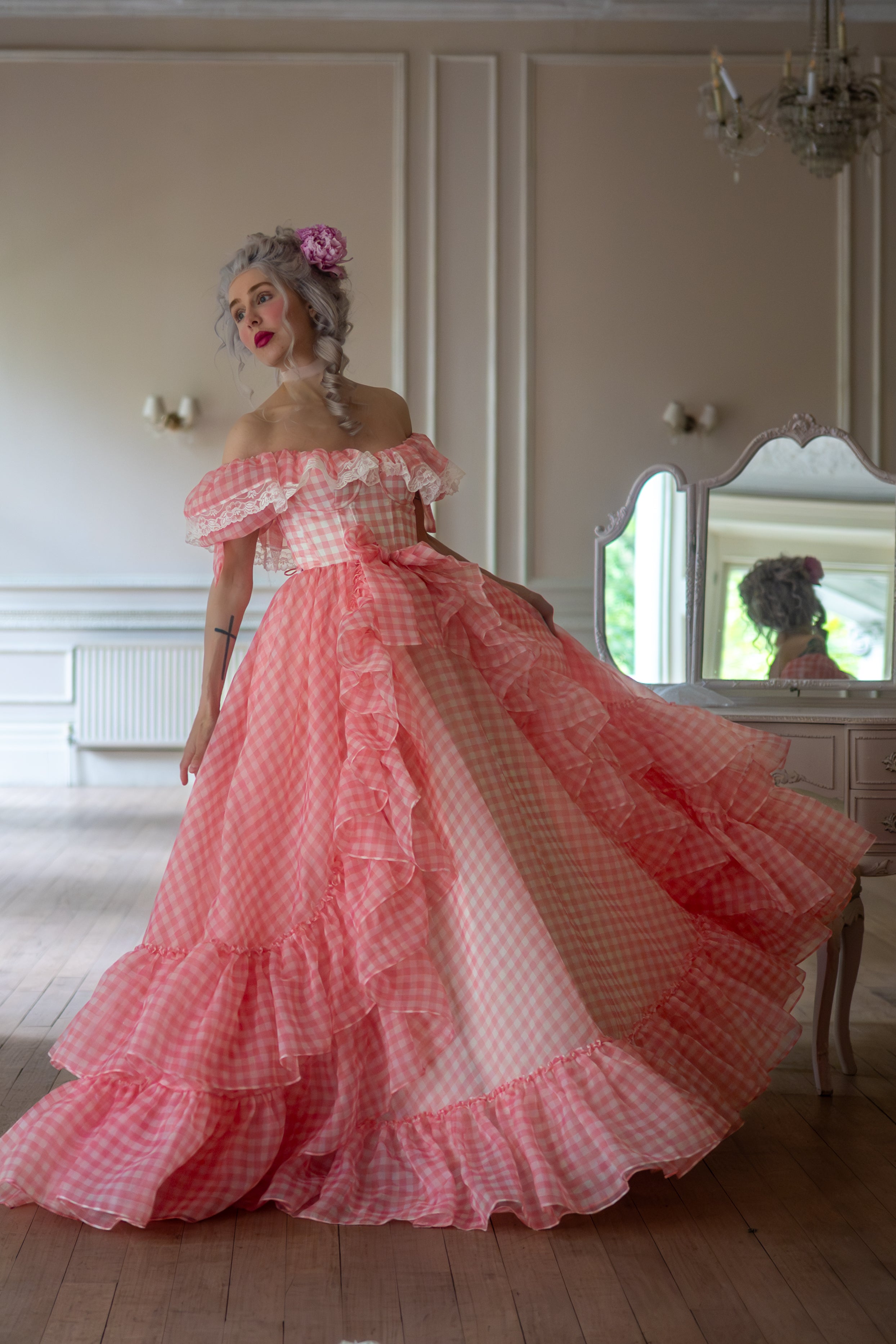 Cotton Candy Clairmont Gown