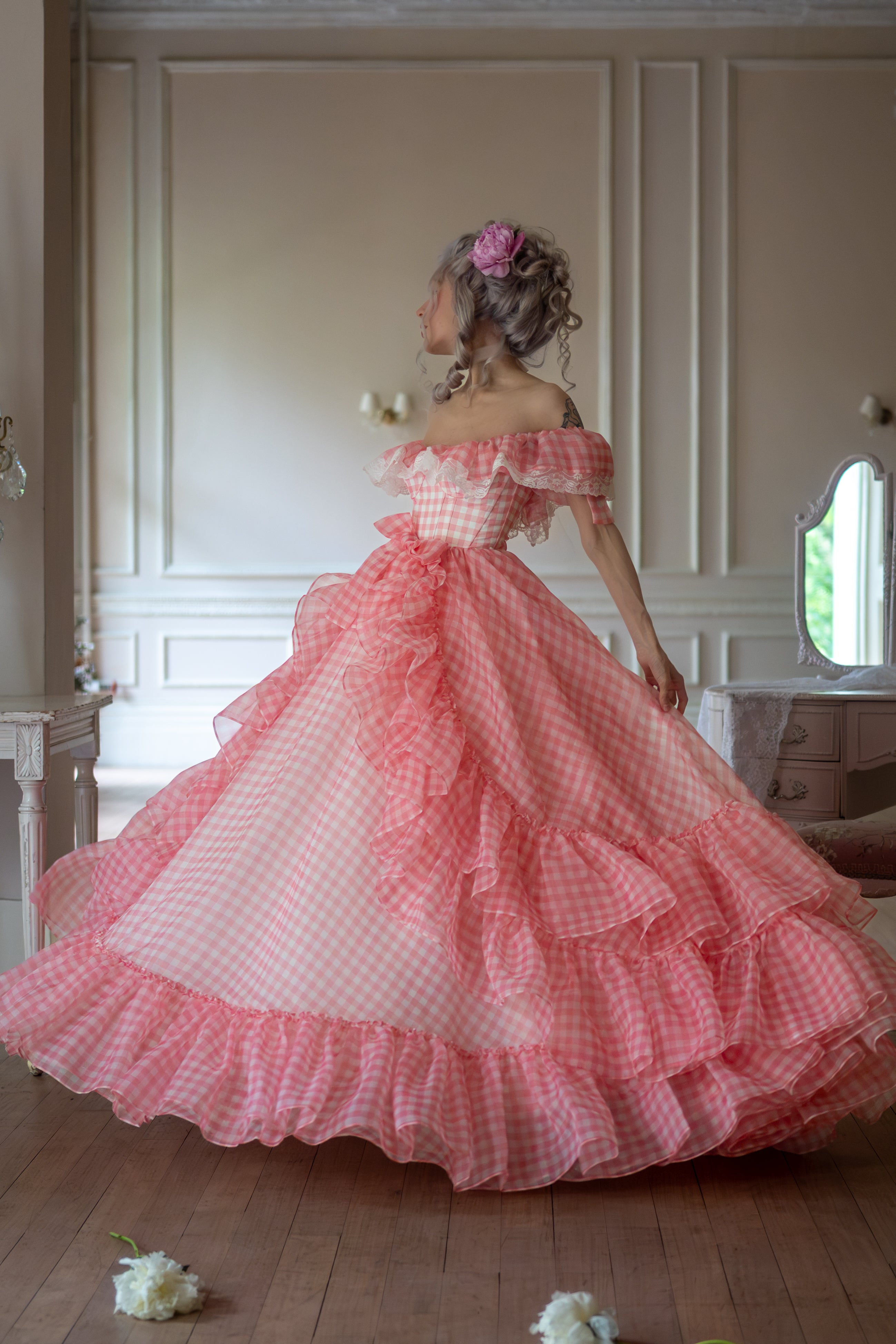 Cotton Candy Clairmont Gown