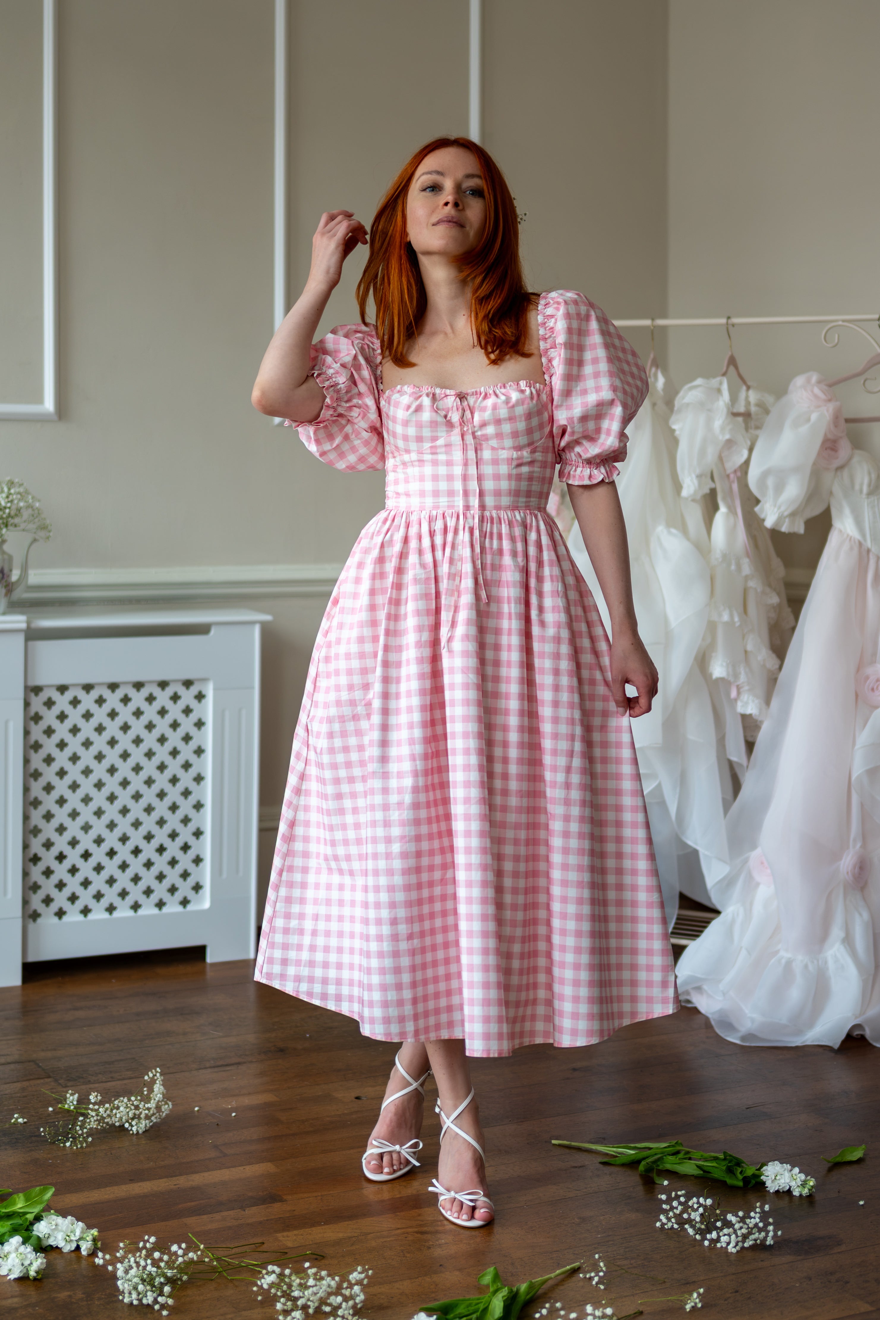 Cotton Candy Larkspur Dress