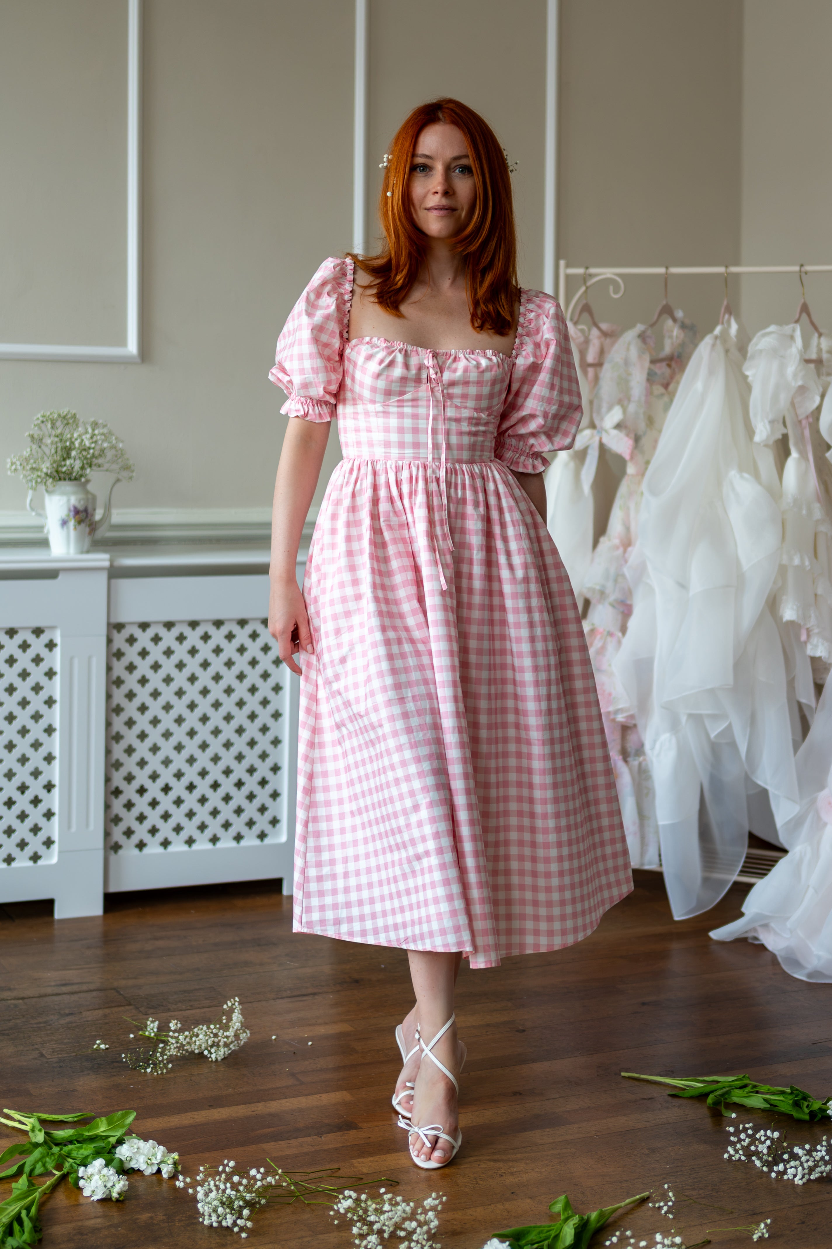 Cotton Candy Larkspur Dress