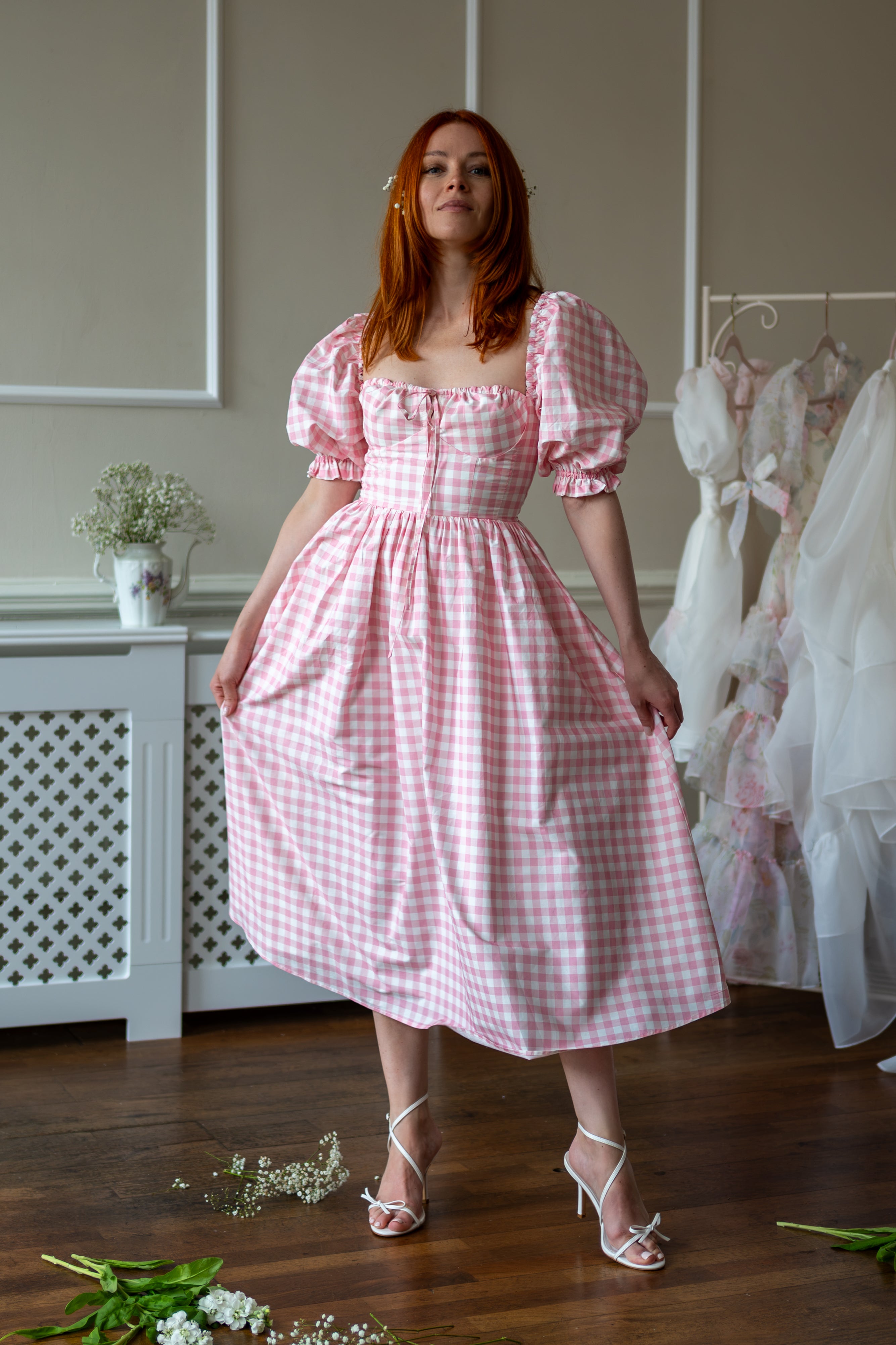 Cotton Candy Larkspur Dress