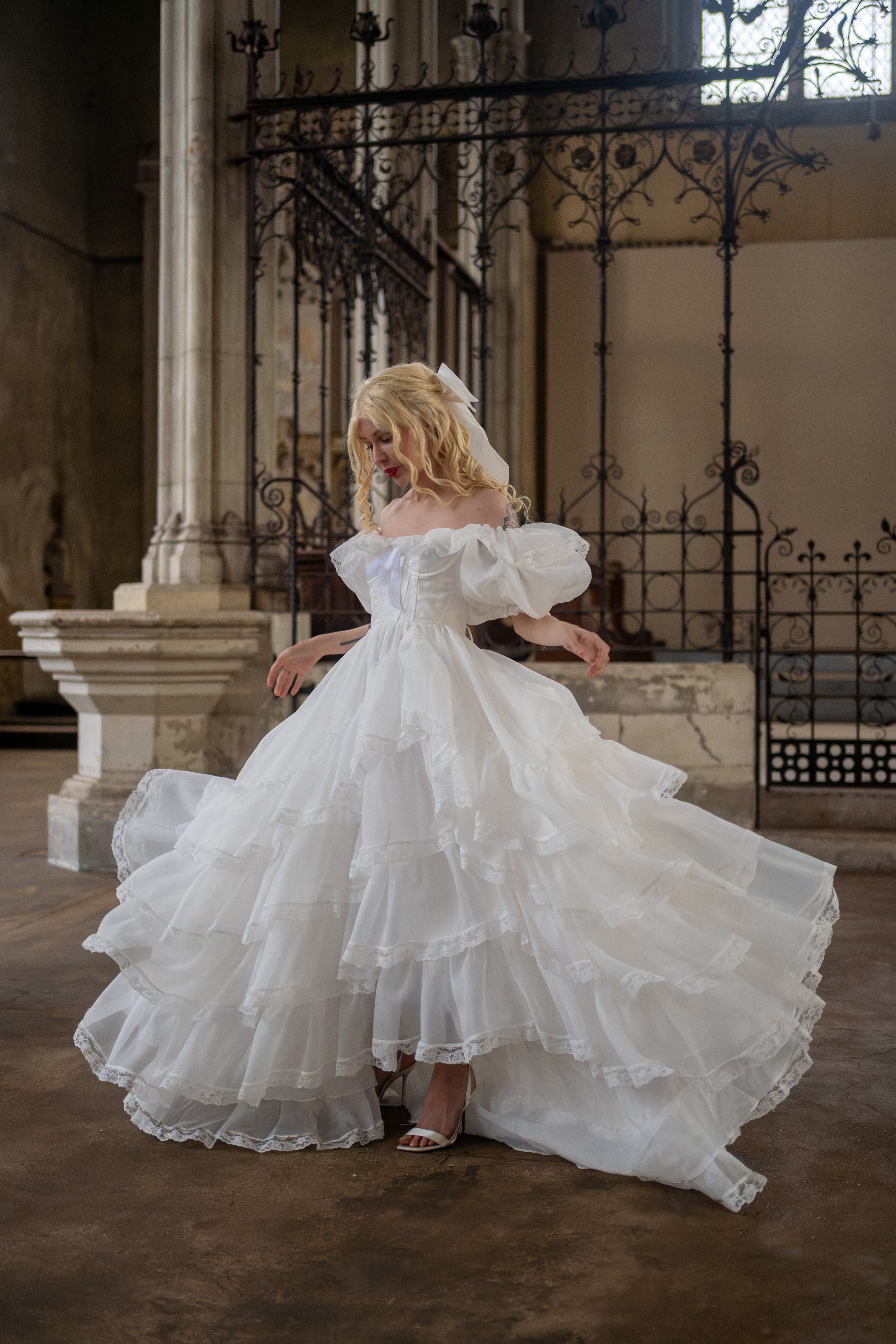 Créme Chantilly Ingénue Gown