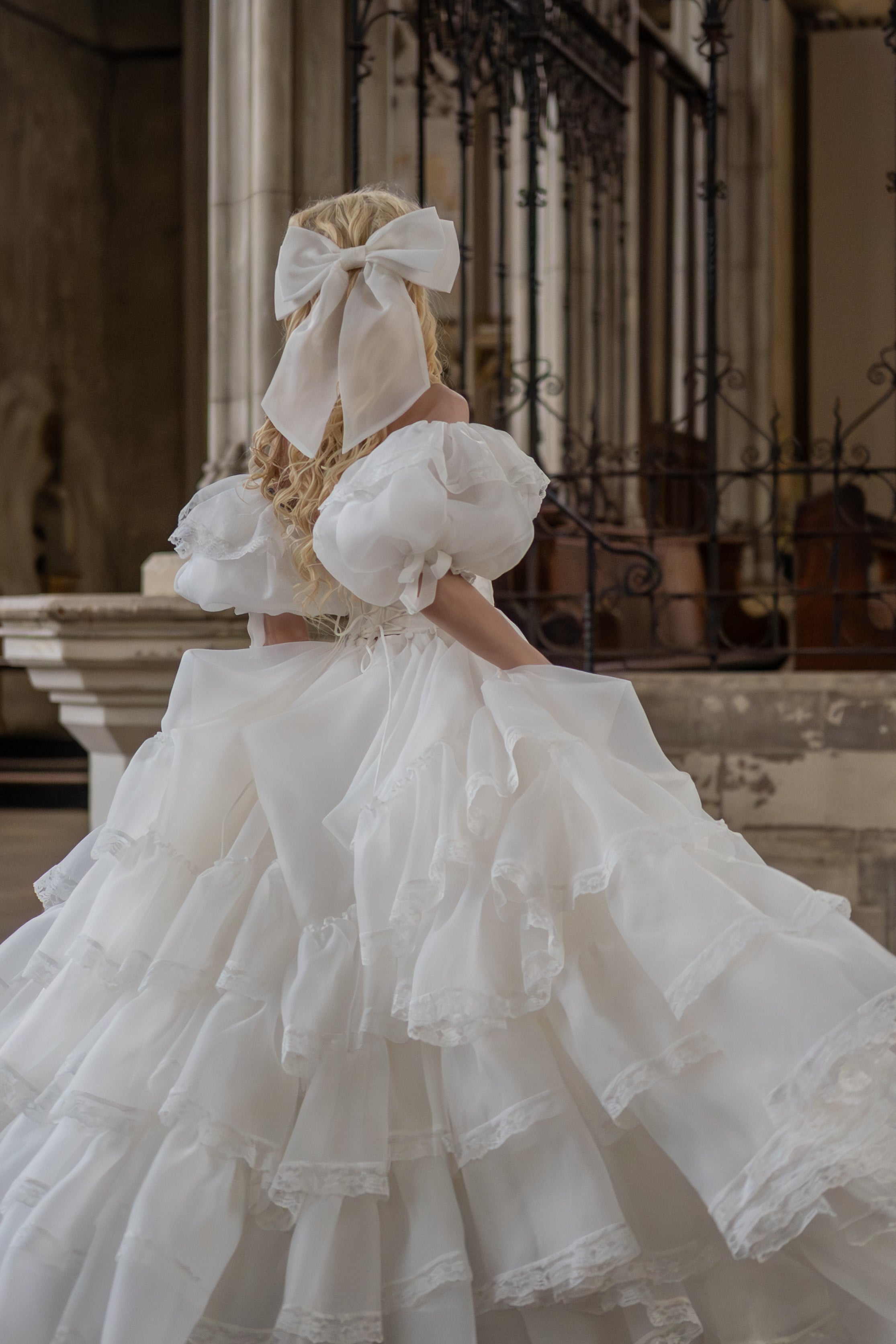 Créme Chantilly Ingénue Gown