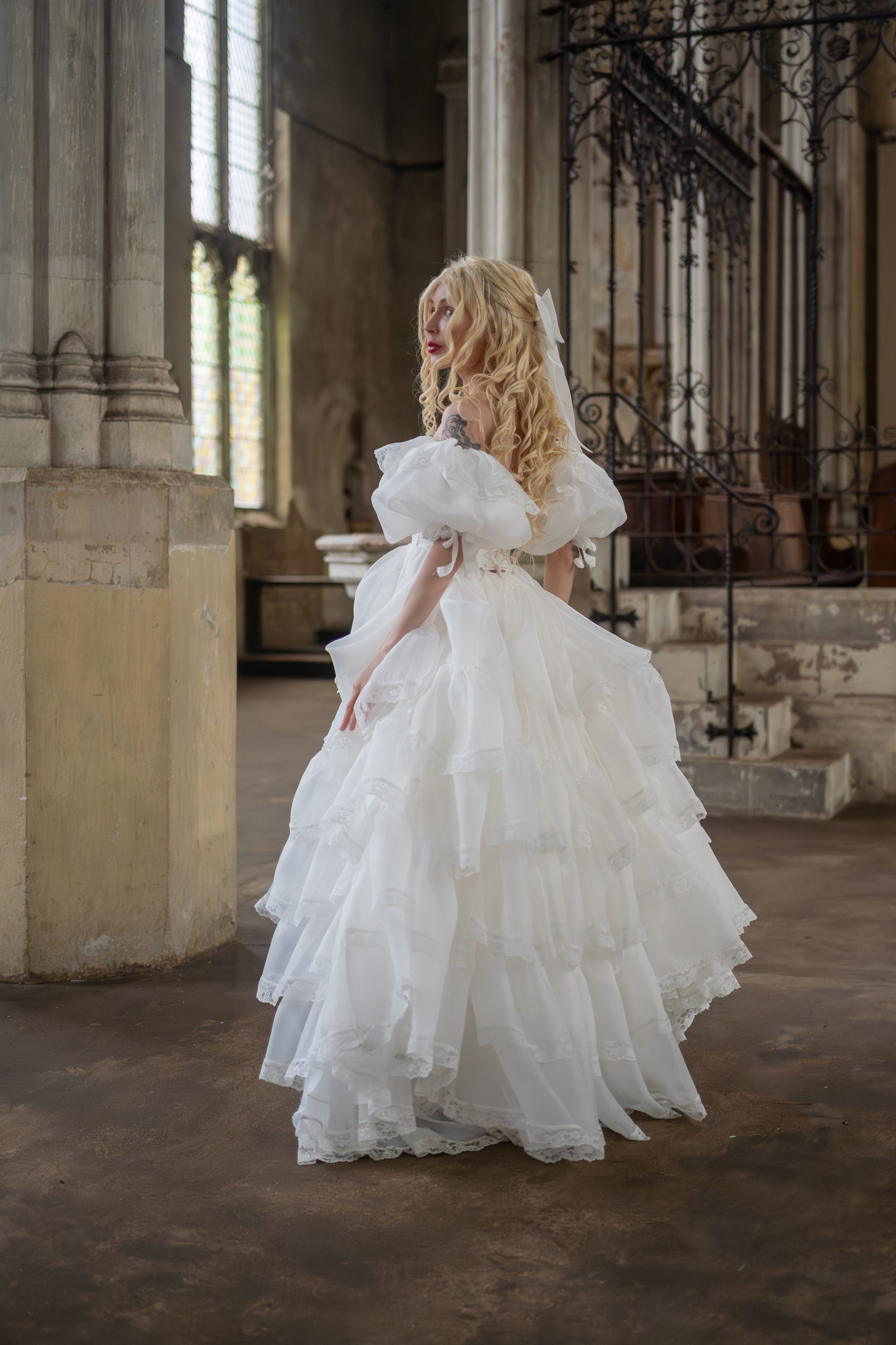 Créme Chantilly Ingénue Gown