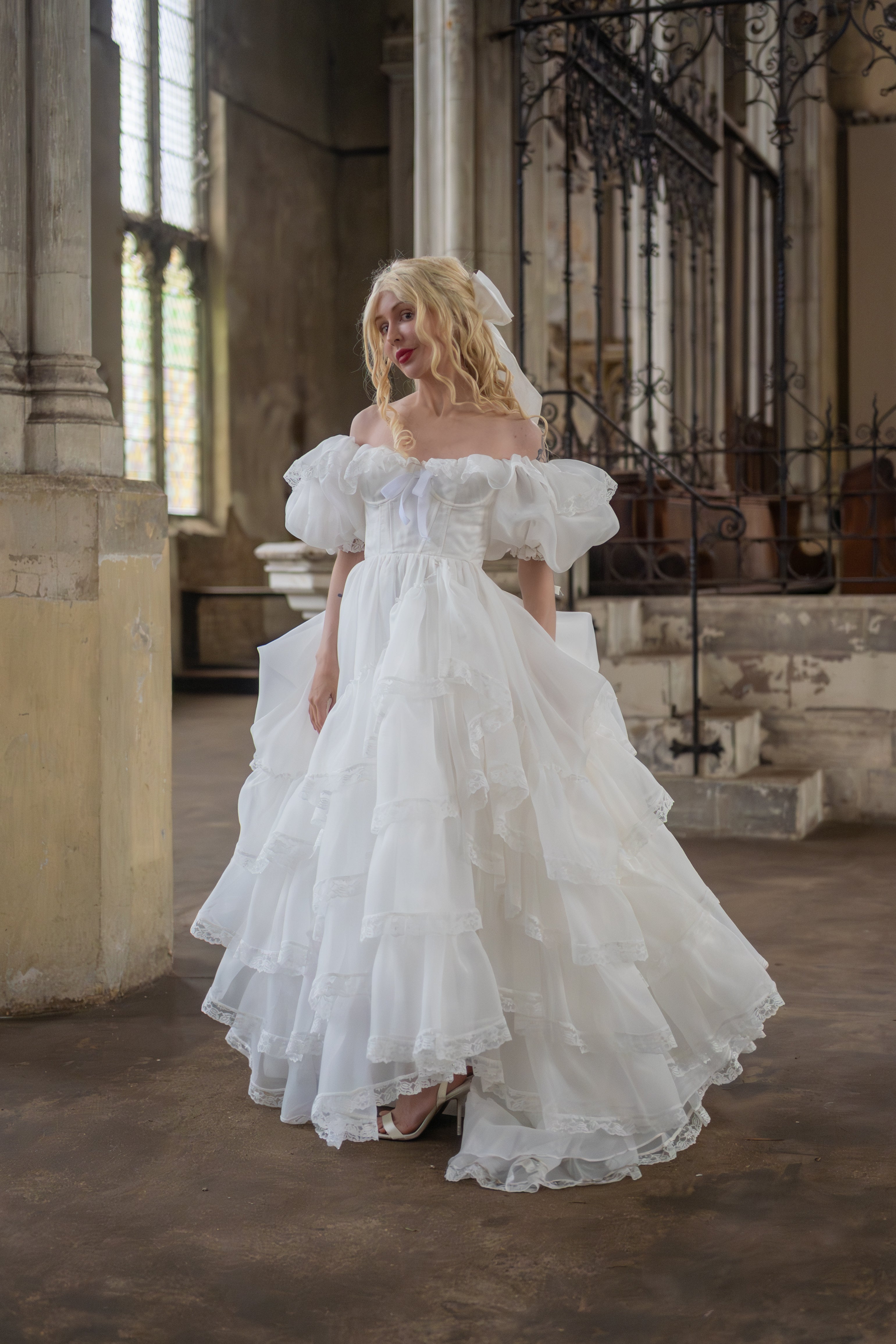 Créme Chantilly Ingénue Gown