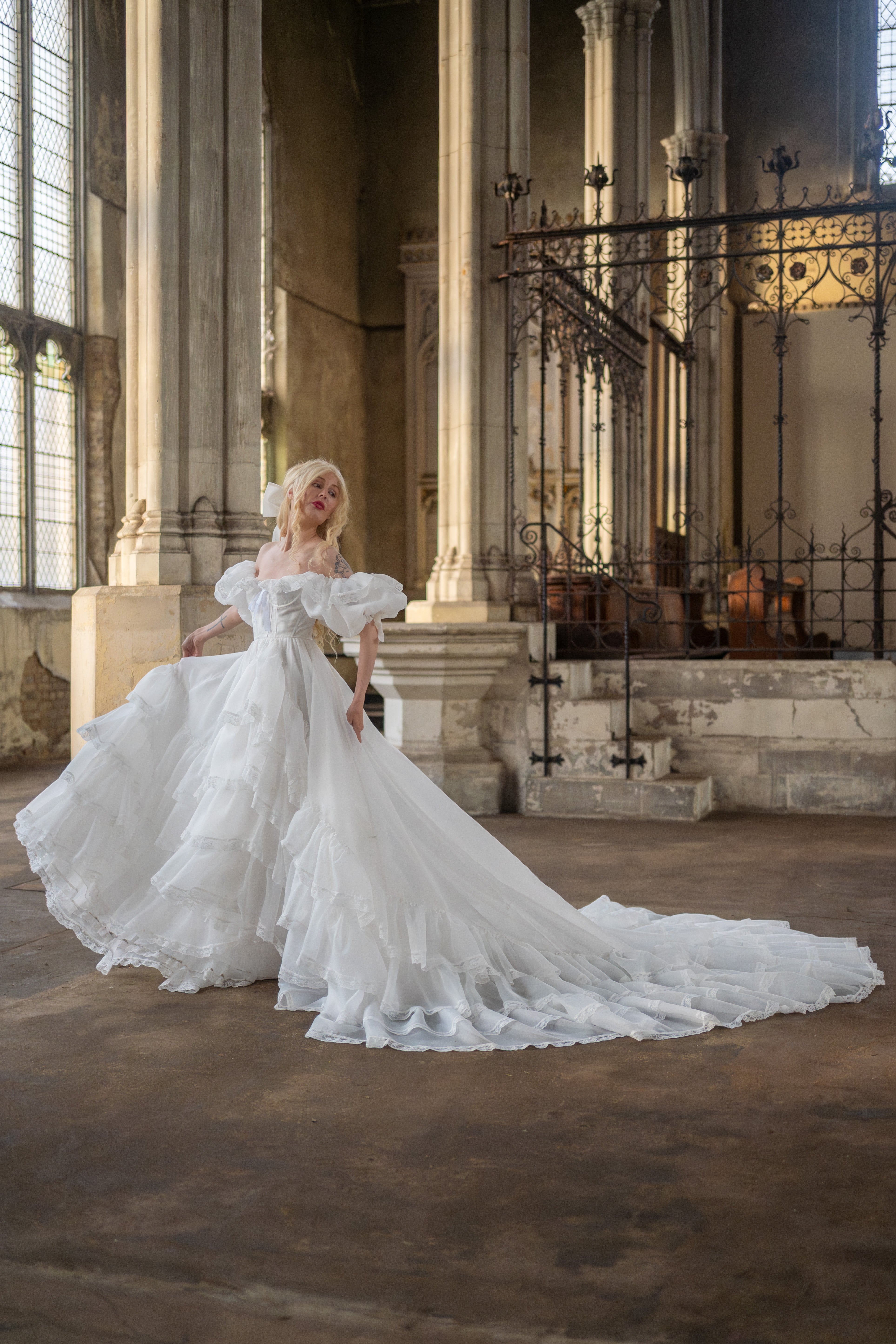 Créme Chantilly Ingénue Gown