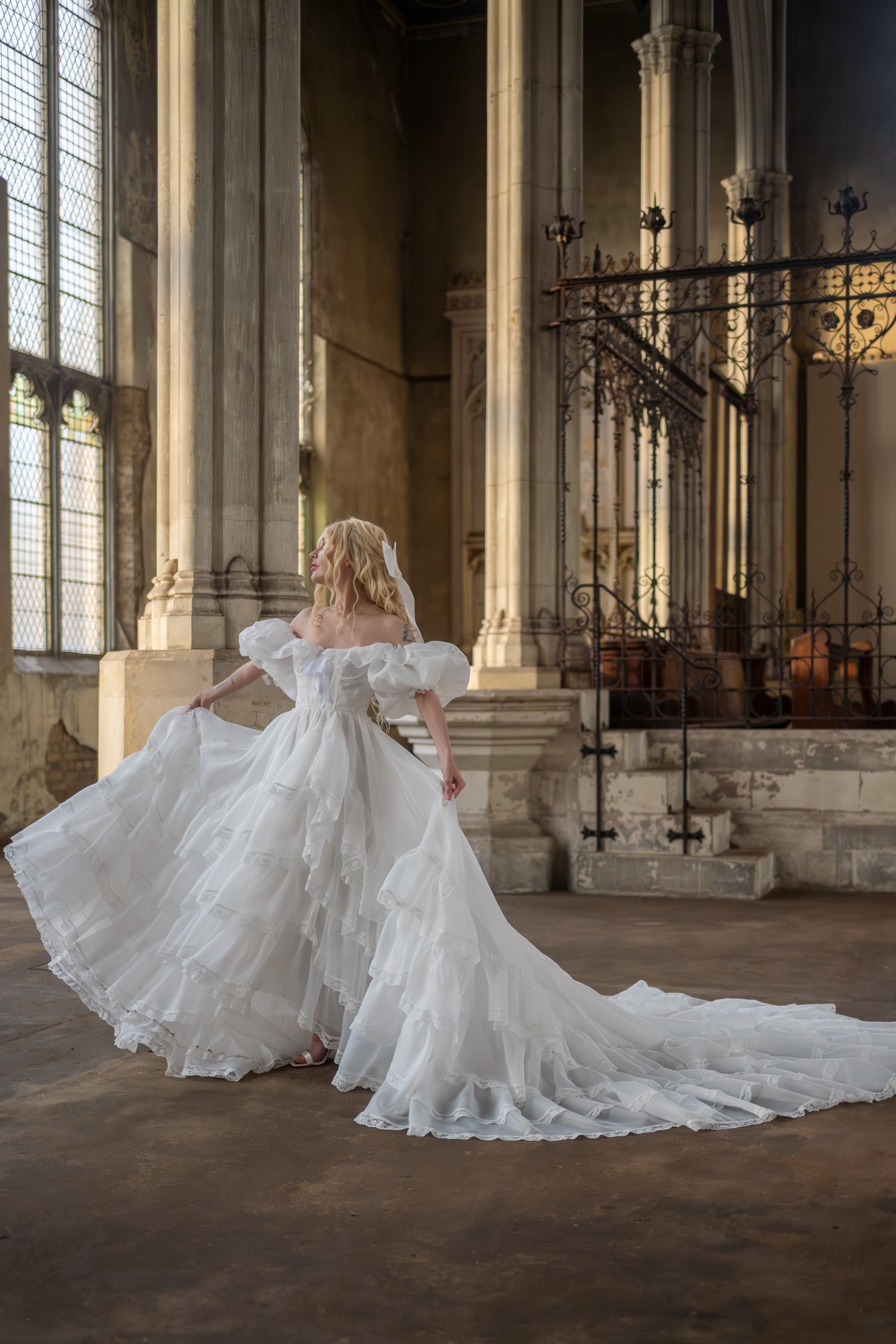 Créme Chantilly Ingénue Gown