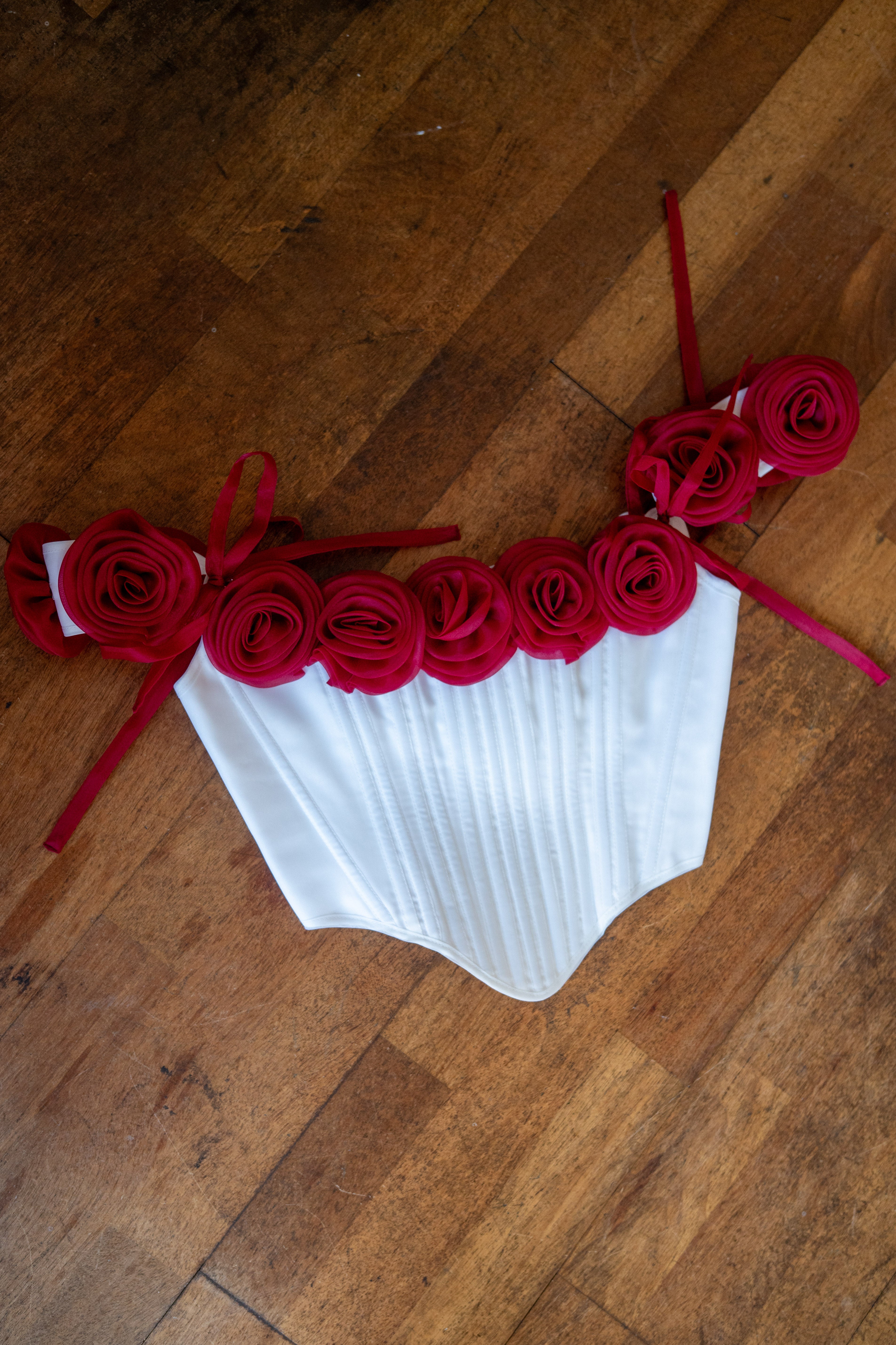 Crimson Vow Rosebud Corset