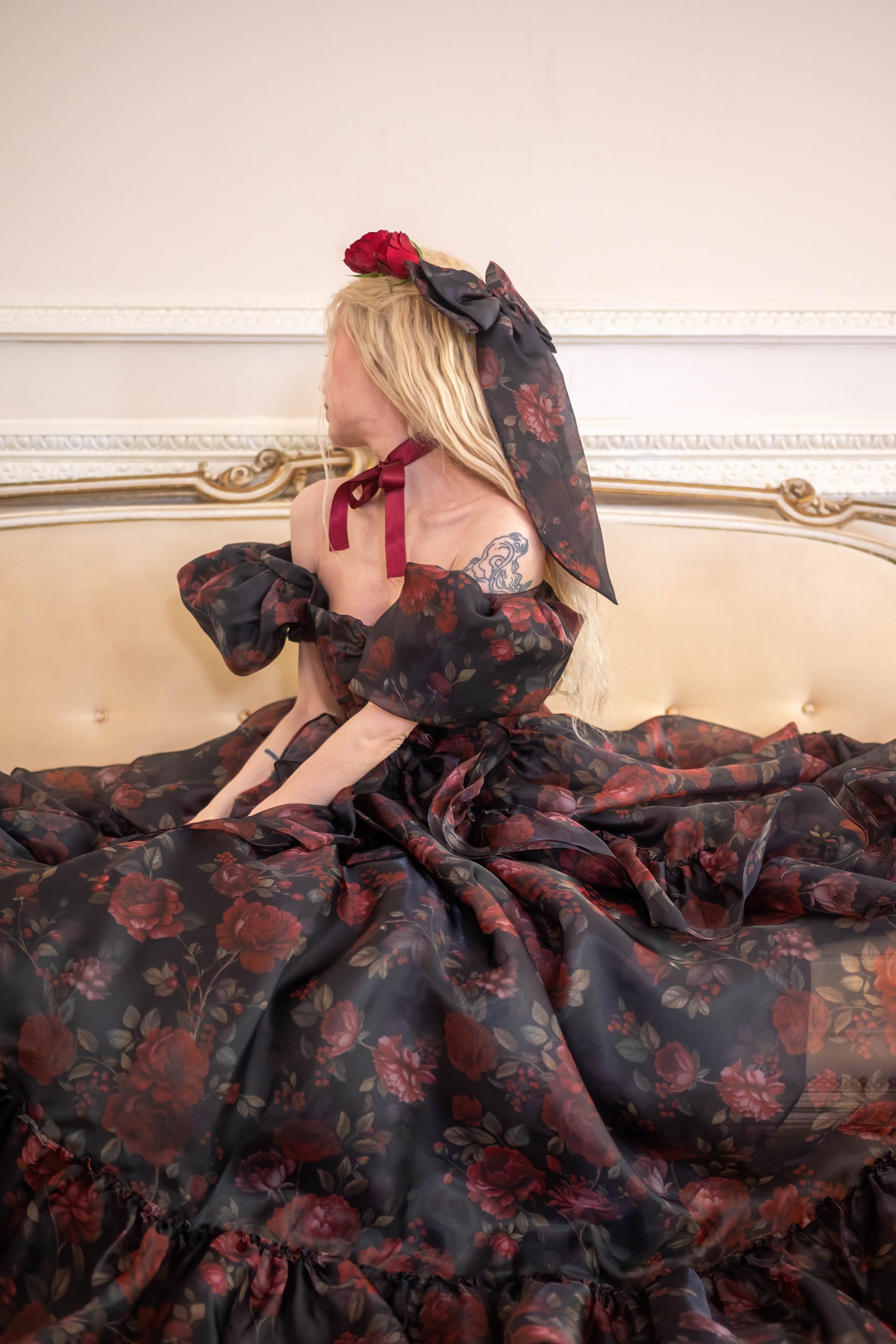 Dark Romance Antoinette Train Gown