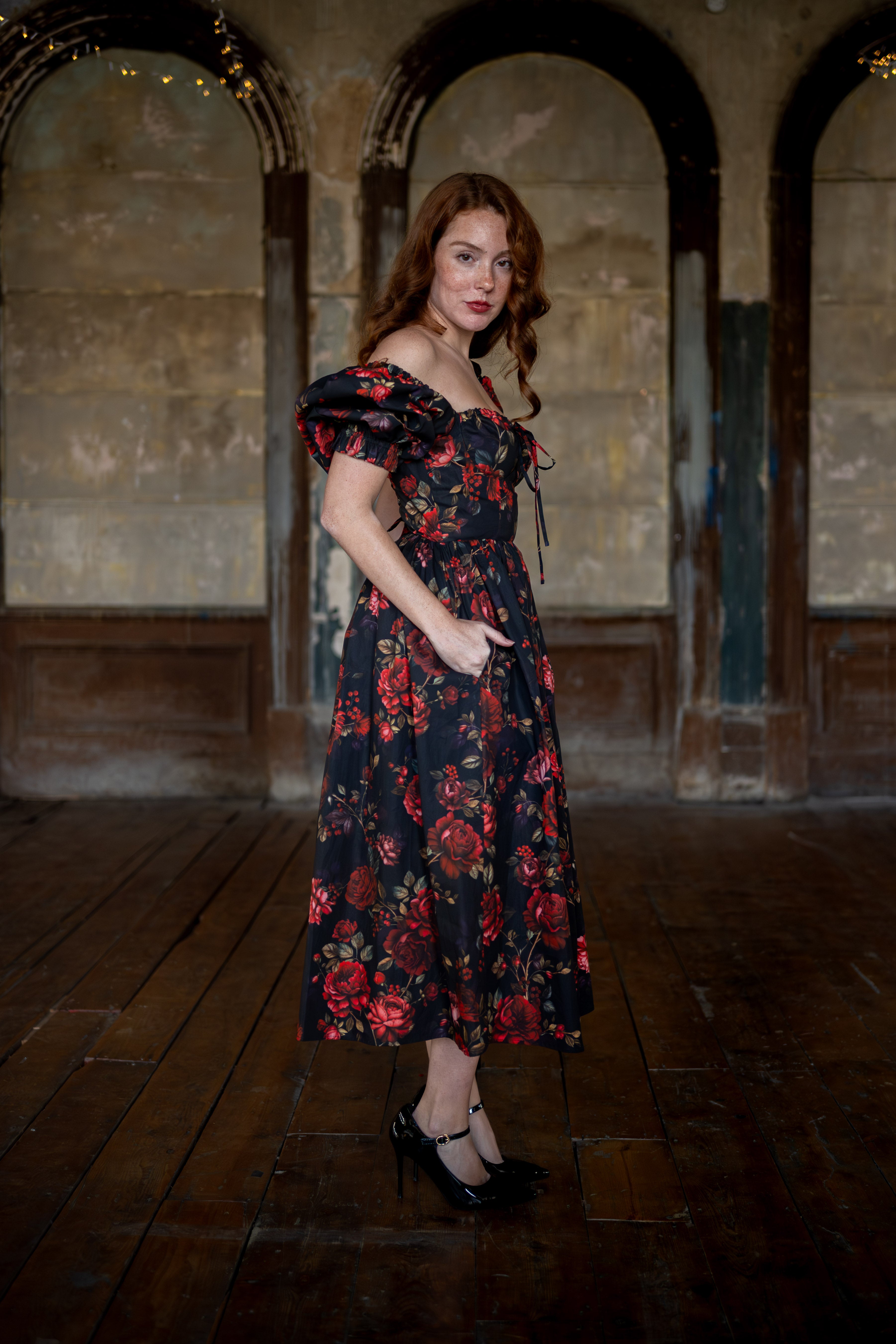 Dark Romance Larkspur Dress